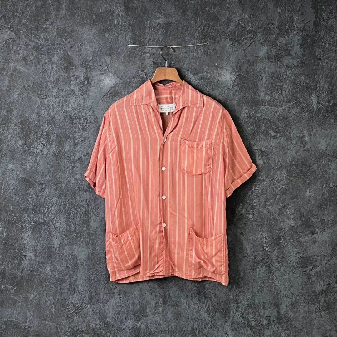 Maison Margiela Maison Margiela Striped Red Shirt m Men Size US M / EU 48-50 / 2 - 1 Thumbnail