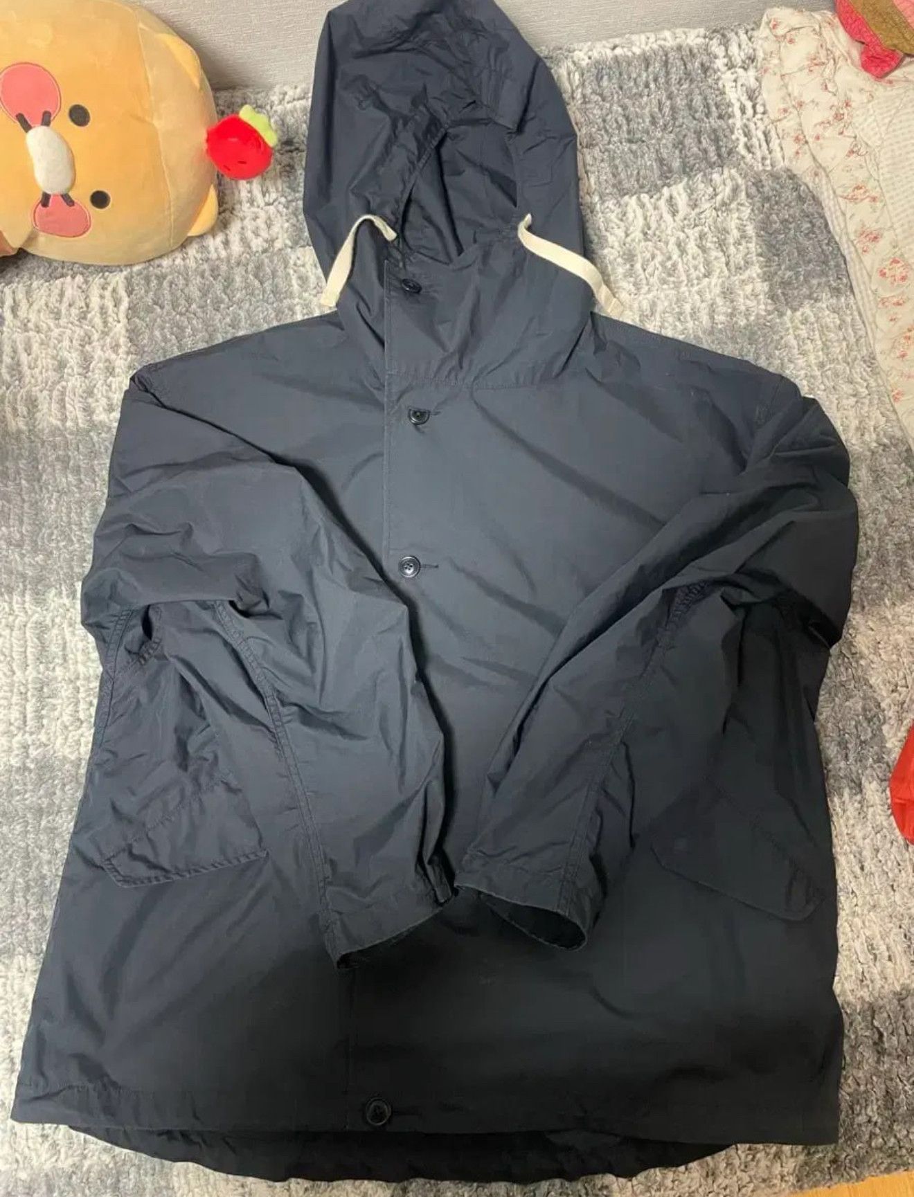 Nanamica Nanamica Navy Hooded Jacket Size US M / EU 48-50 / 2 - 1 Thumbnail