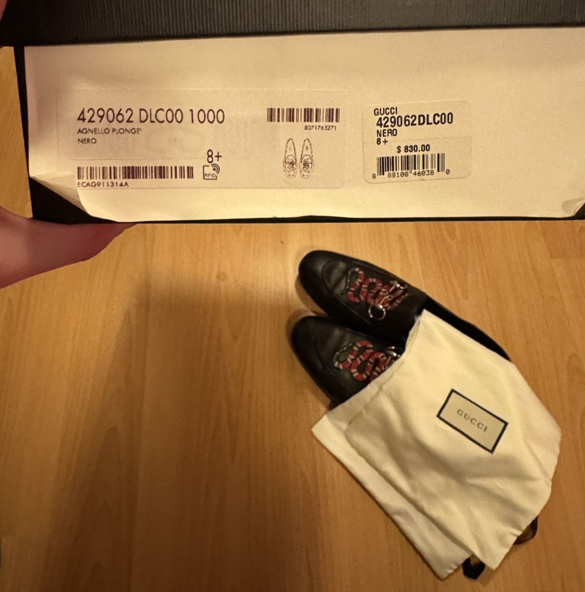 Gucci Men’s Gucci Brixton “Snake” Loafer Size US 9 / EU 42 - 11 Thumbnail