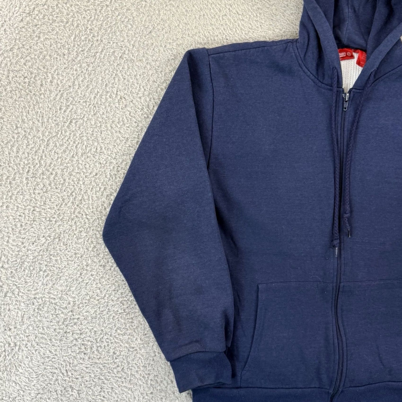 Vintage VINTAGE Coleman Thermal Lined Sweatshirt Mens Medium Blue Zip Up 90s Hoodie Size US L / EU 52-54 / 3 - 4 Thumbnail
