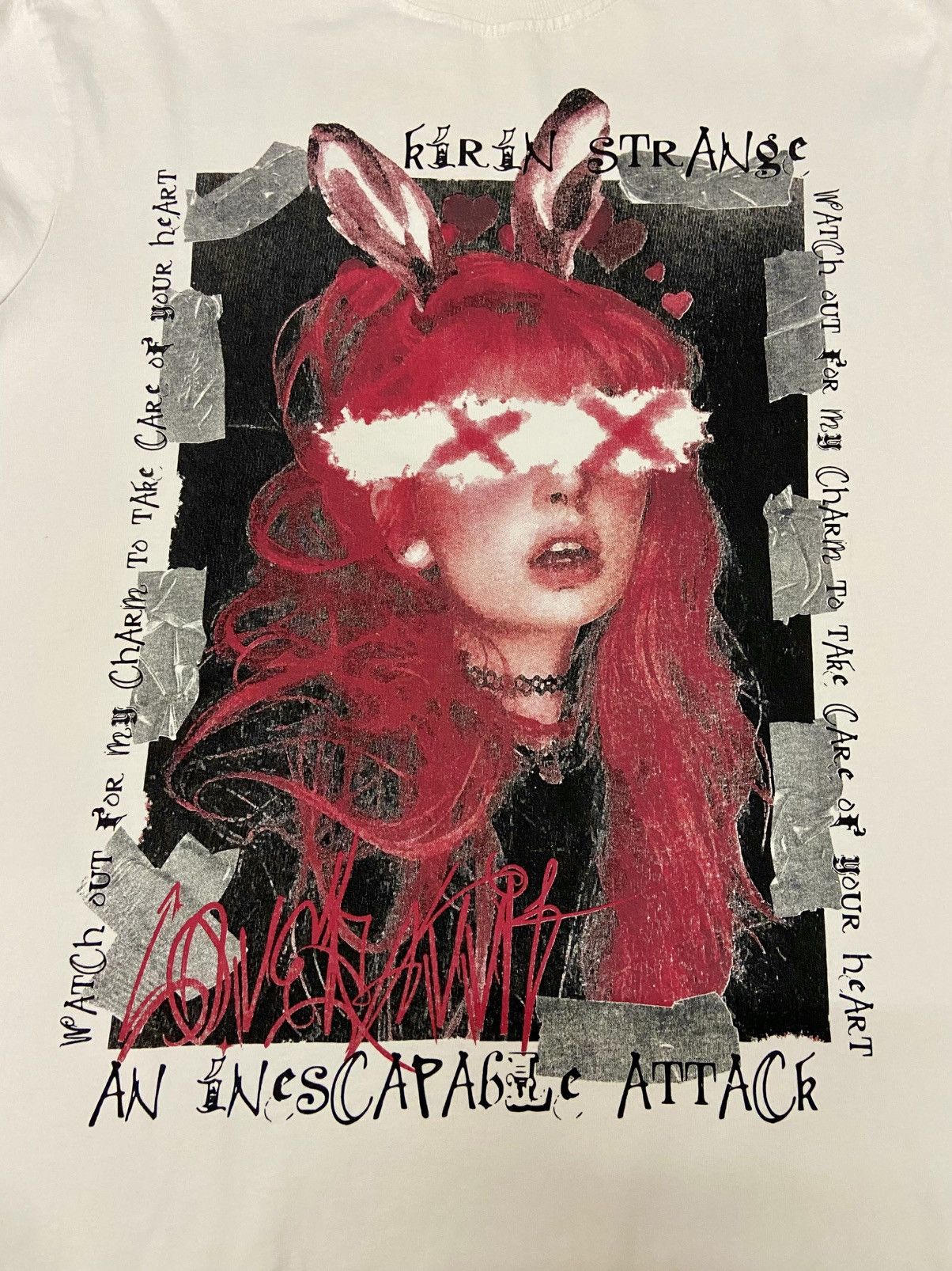 Other KIRIN STRANGE BUNNY GIRL GRAPHICS TEE Size US L / EU 52-54 / 3 - 11 Thumbnail