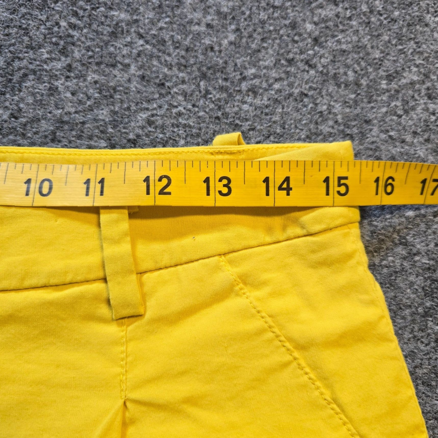 Anthropologie Maeve Pants Women Size 8 Yellow Linen Blend Wide-Leg Crop Pleated Casual Anthropologie Shirt? Size 30" / US 8 / IT 44 - 5 Thumbnail