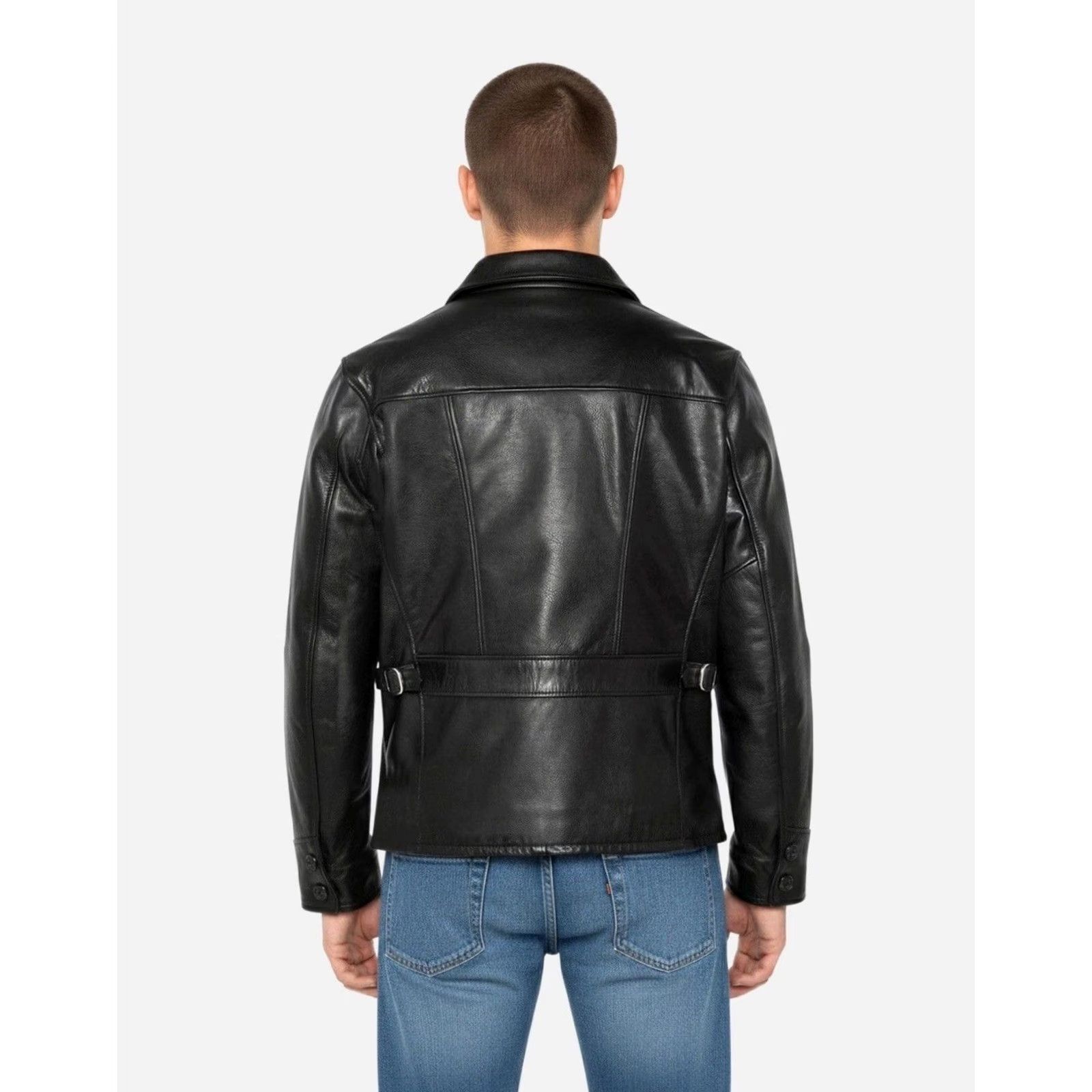 Schott VINTAGE Schott NYC Leather Jacket Motorcycle Rare Retro Y2K Size M Black Mens Jacket Size US M / EU 48-50 / 2 - 6 Thumbnail
