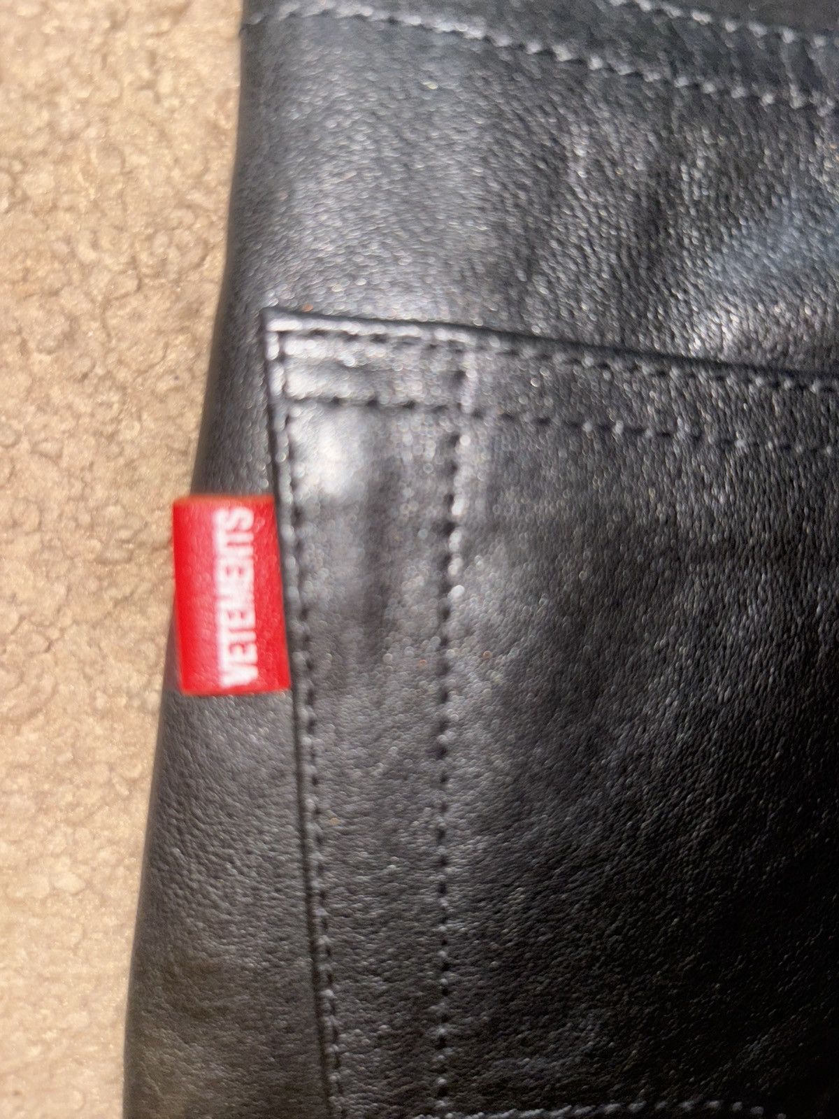 Vetements AW18 Denim Leather pants Size US 28 / EU 44 - 7 Thumbnail