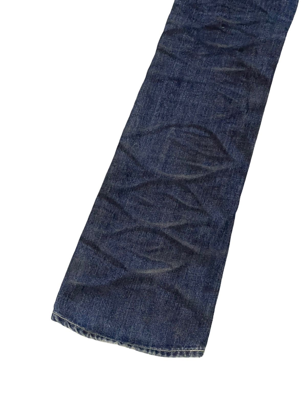 Japanese Brand Flare Jeans Murder License Distress Low Rise Honeycomb 7🟦3 Size US 30 / EU 46 - 15 Thumbnail