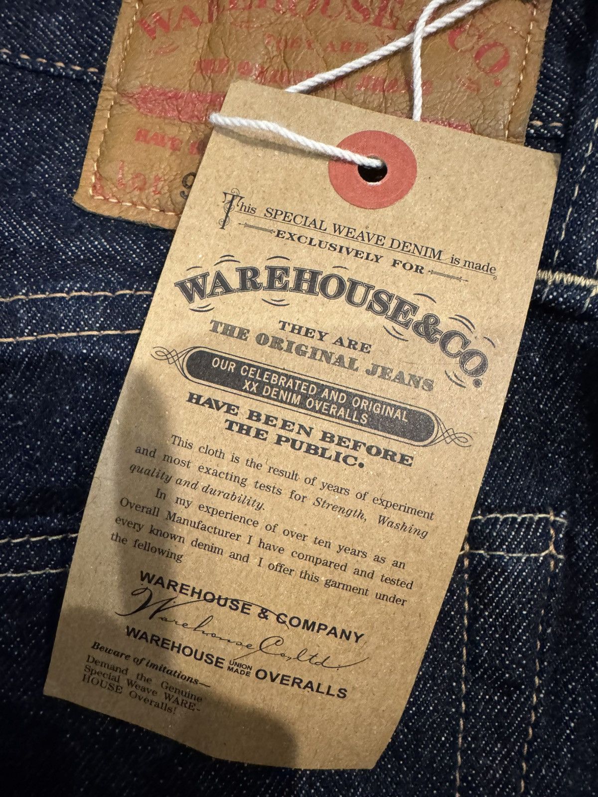 Warehouse & Co. Wearhouse co denim from japan fits like 40 tagged 44 Size US 44 / EU 60 - 4 Thumbnail