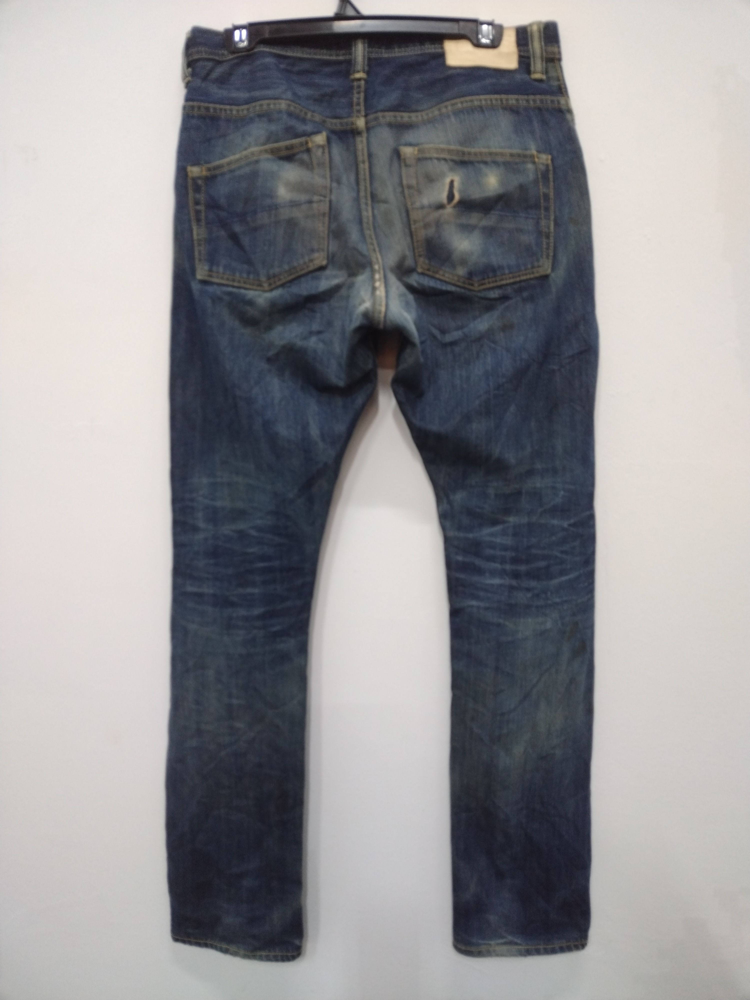 Japanese Brand Vtg selvedge somet straight jeans nice design & character Size US 32 / EU 48 - 2 Thumbnail