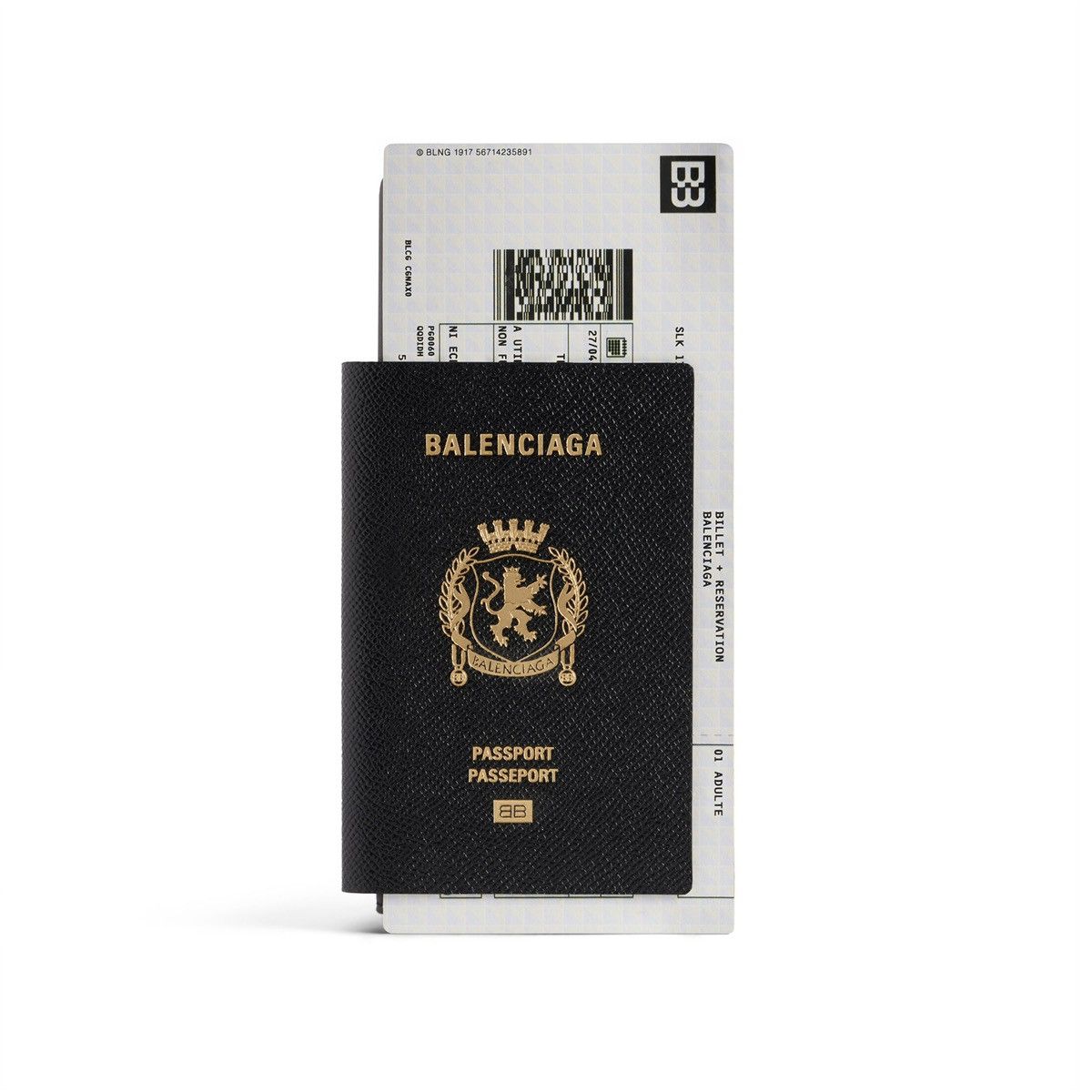 Balenciaga Balenciaga Passport Ticket Long Wallet Size ONE SIZE - 2 Thumbnail