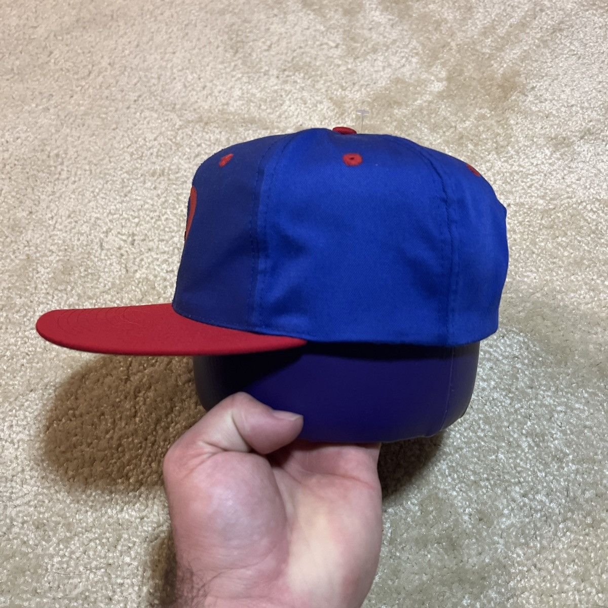 Disney Vintage Disney 90s Pooh Blockhead Snapback Blue Size ONE SIZE - 2 Thumbnail