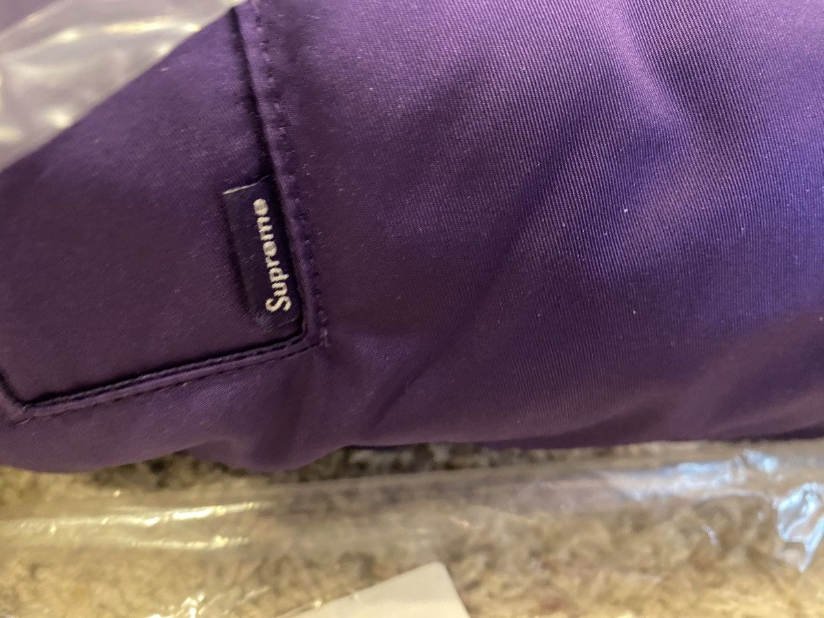 Supreme Supreme Leather Yoke Puffer Jacket “Purple” XXL FW25 Size US XXL / EU 58 / 5 - 13 Thumbnail