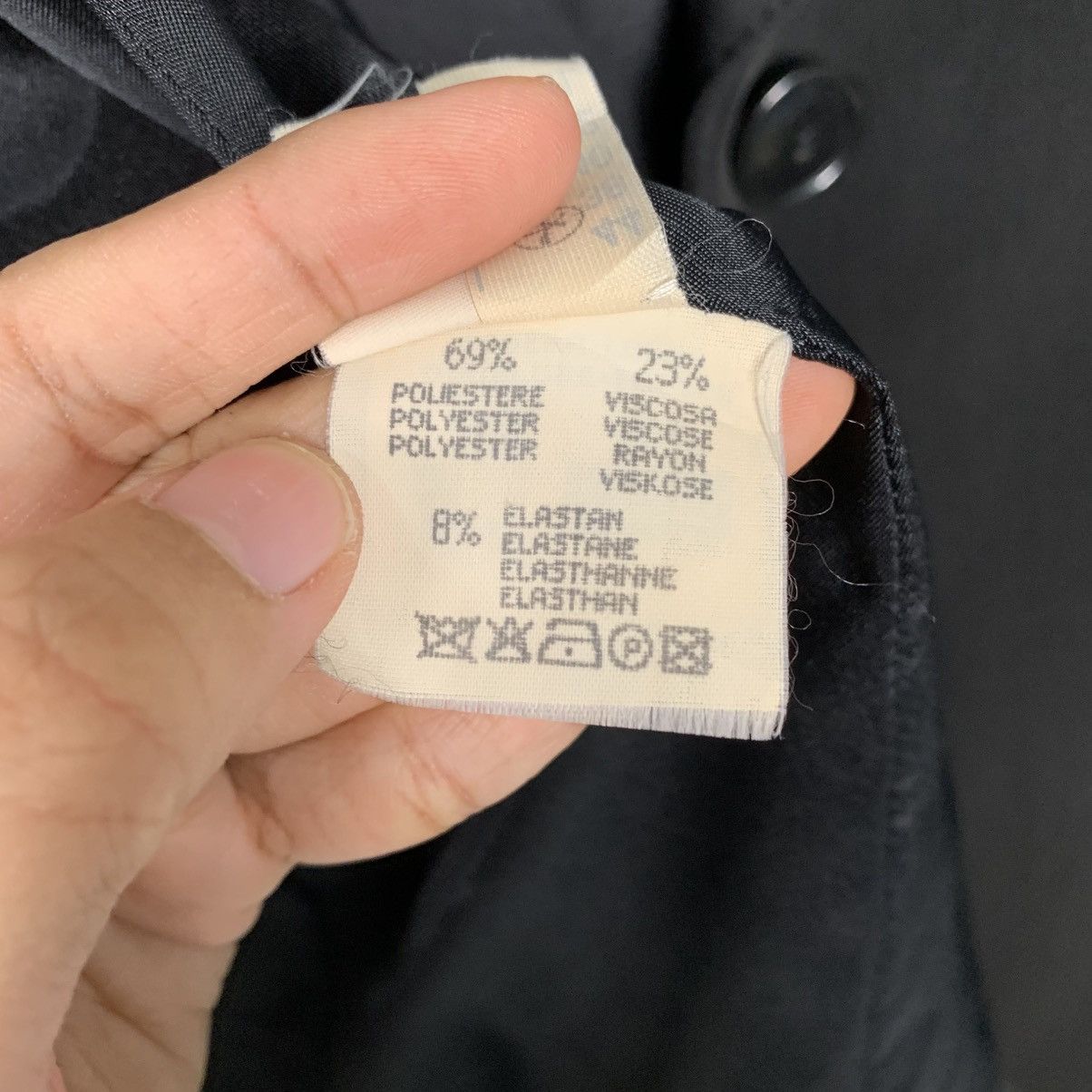 Other Made In Italy Embaisi Black Jacket Size M / US 6-8 / IT 42-44 - 18 Thumbnail