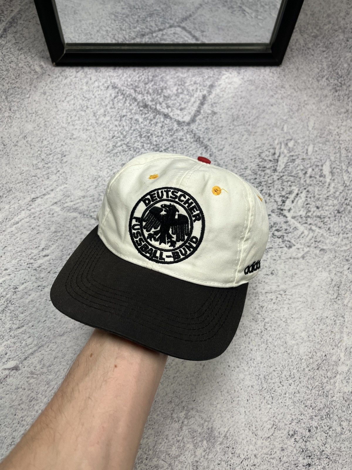 Adidas × Vintage Vintage 90’s Germany Football World Cup Snapback Cap Rare Size ONE SIZE - 1 Thumbnail