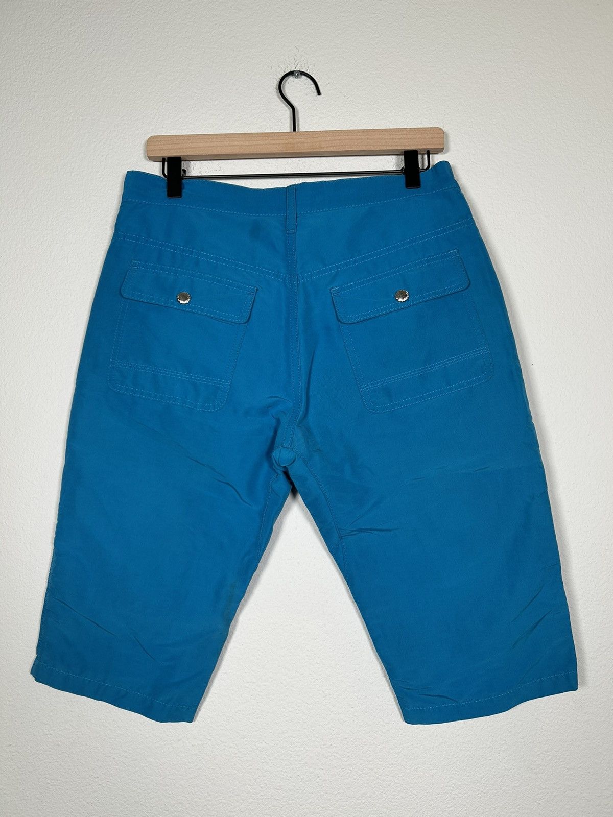 Junya Watanabe AW04 Runway Look 19 Nylon Tapered Cargo Shorts Size US 30 / EU 46 - 4 Thumbnail