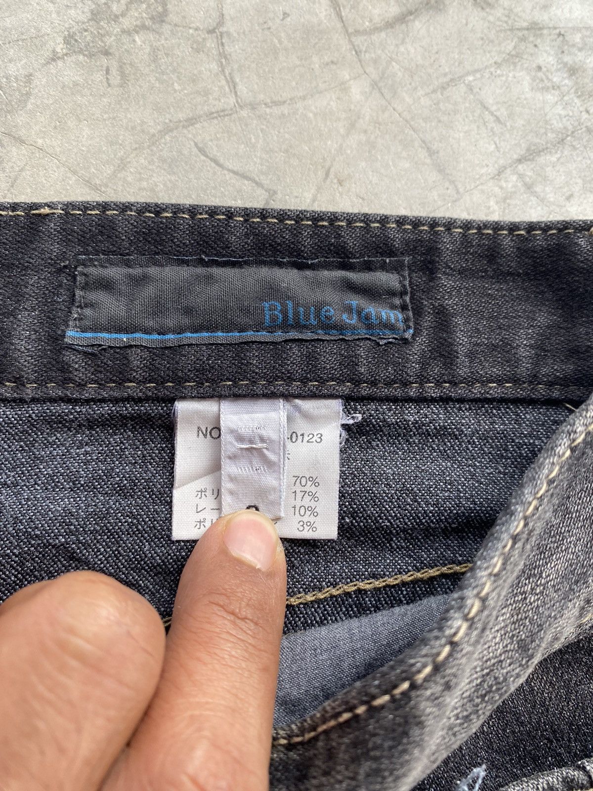 Hysteric Glamour × Japanese Brand Flare Jeans Japanese Blue Jam Grunge Denim Size US 27 - 10 Thumbnail