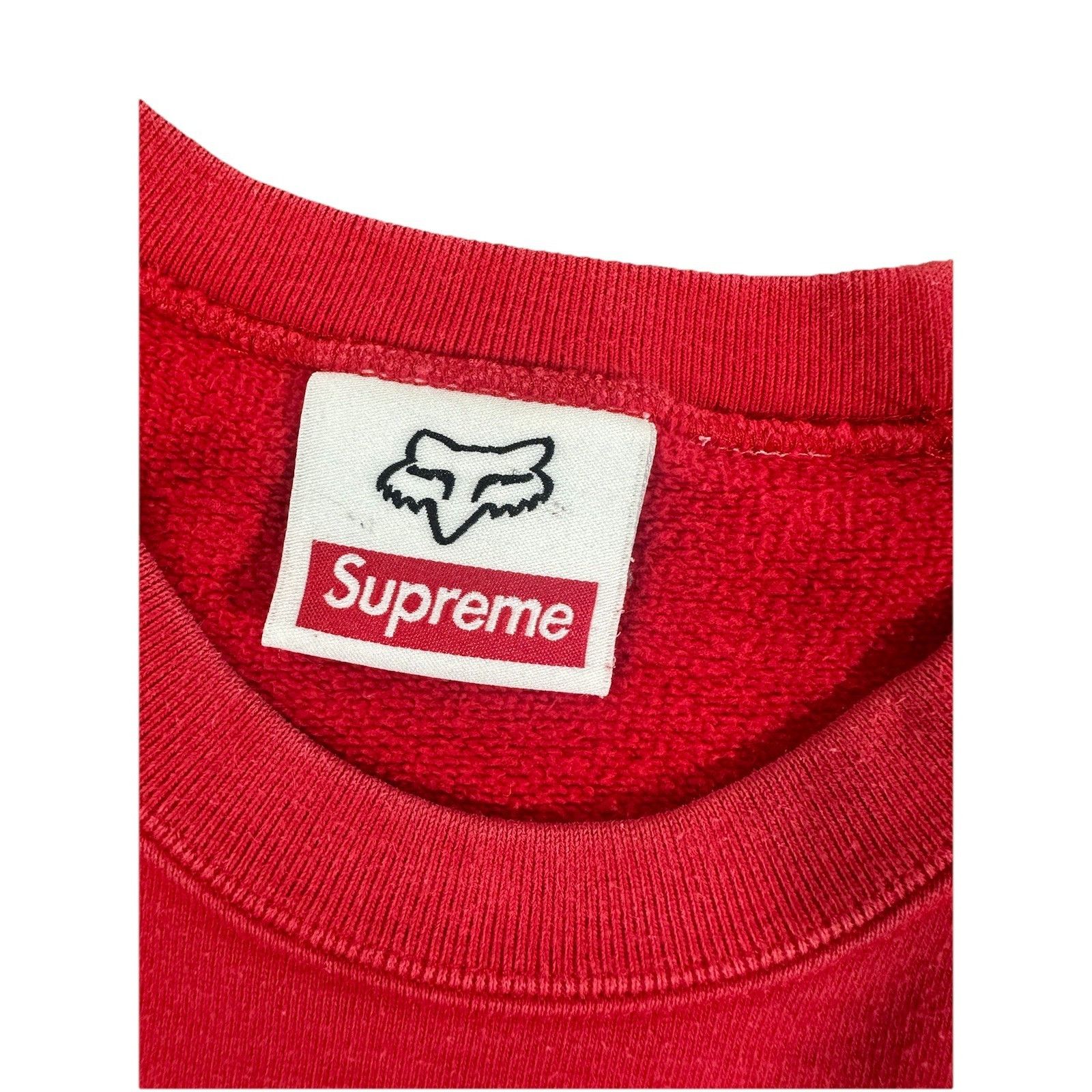 Supreme SUPREME HONDA FOX RACING CREWNECK RED SIZE M SS21 SWEATSHIRT Size US M / EU 48-50 / 2 - 7 Thumbnail