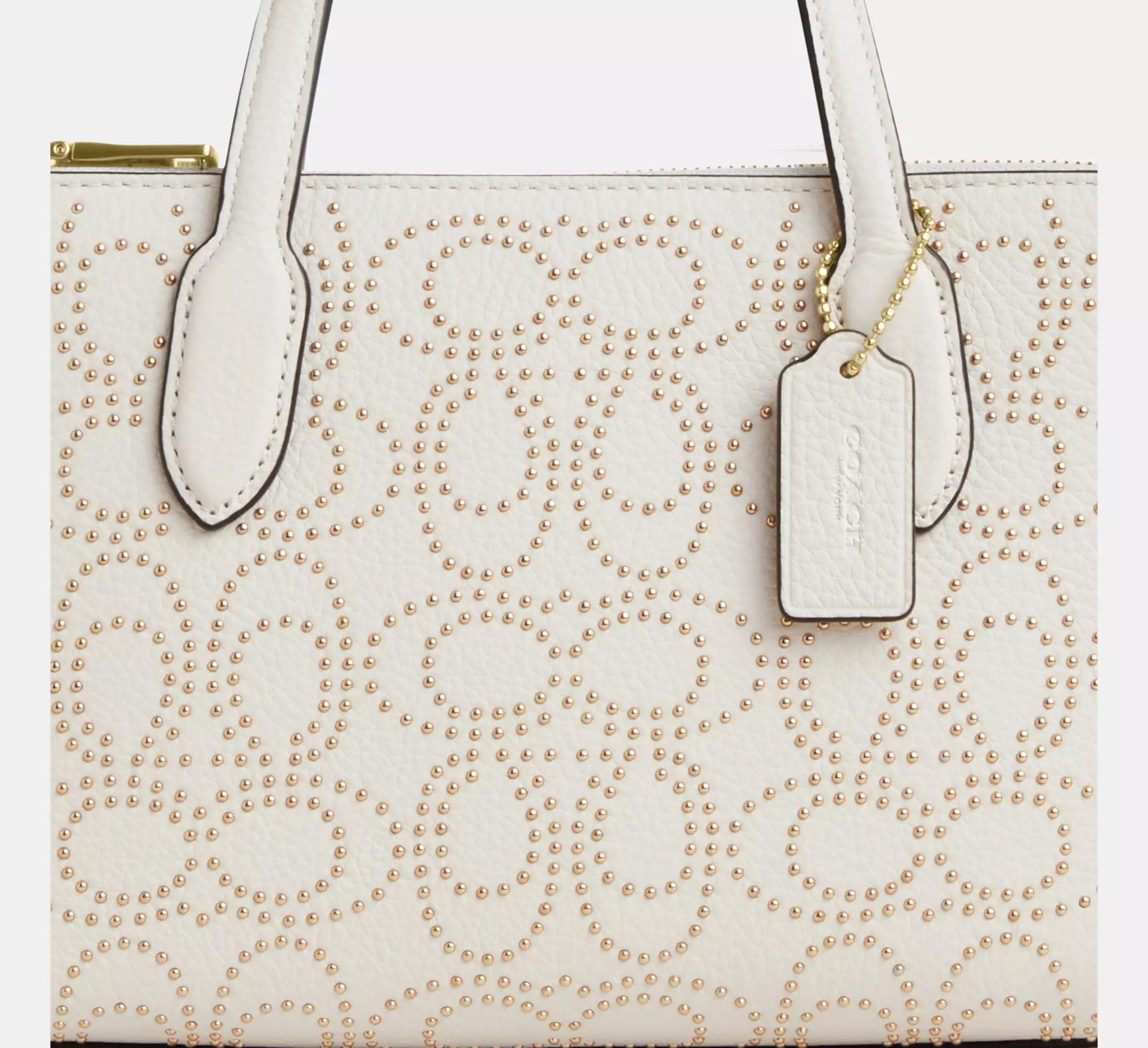 Coach Nina Small Tote Bag With Signature Rivets CX266 Size ONE SIZE - 9 Thumbnail
