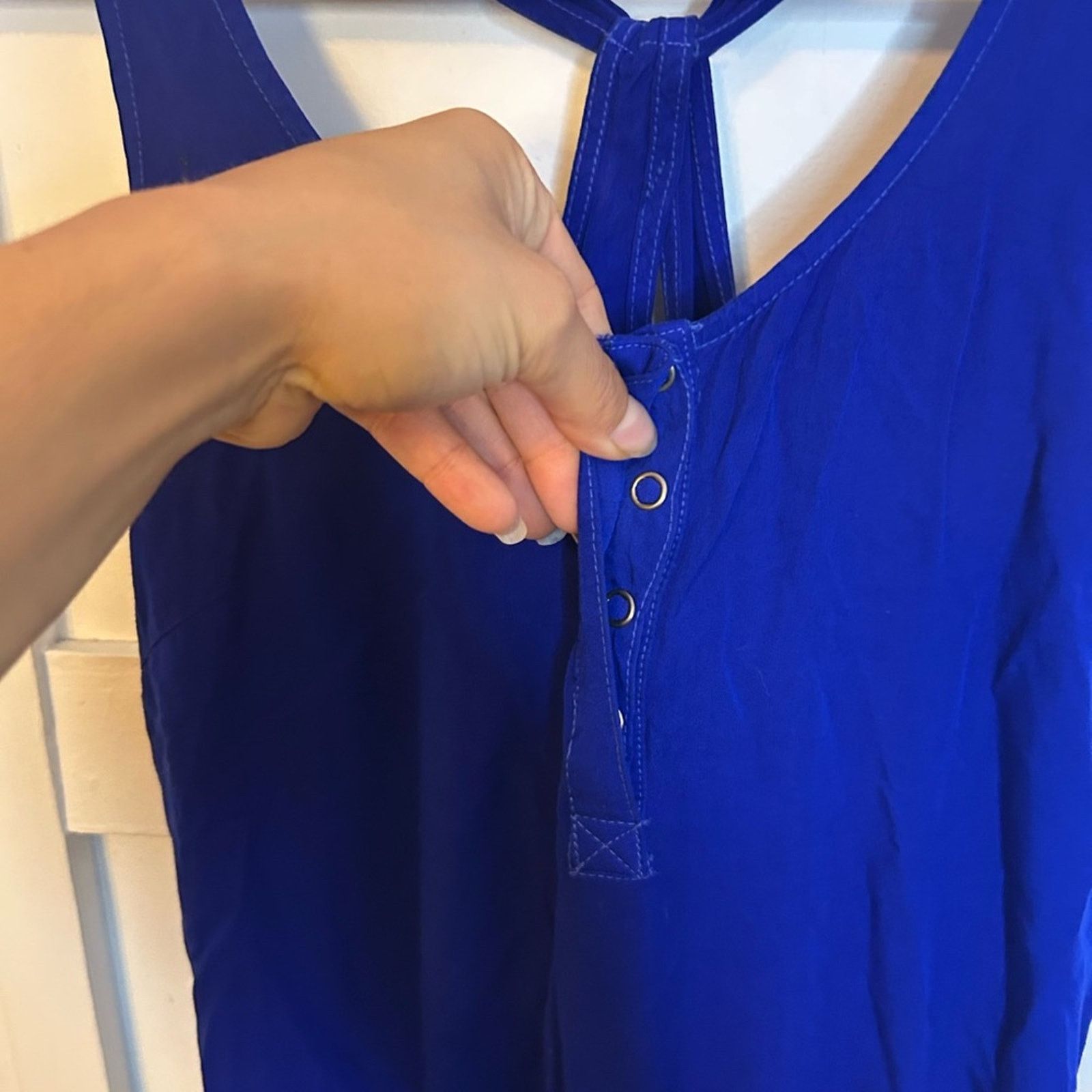 Splendid Splendid Royal Blue Snap Front Romper Size 26" / US 2 / IT 38 - 6 Thumbnail