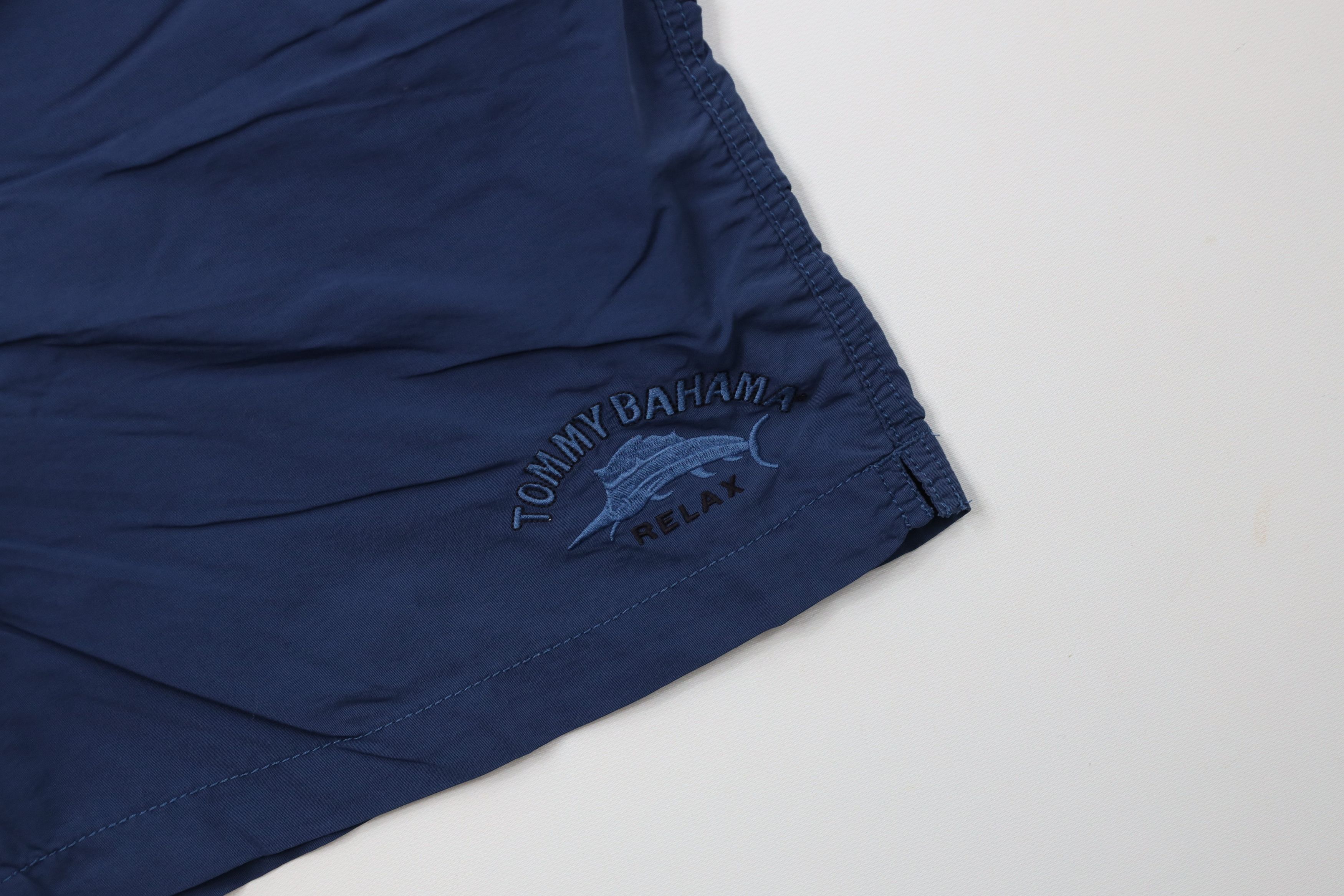 Tommy Bahama AS IS Tommy Bahama Relax Spell Out Lined Shorts Swim Trunks Size US 32 / EU 48 - 5 Thumbnail
