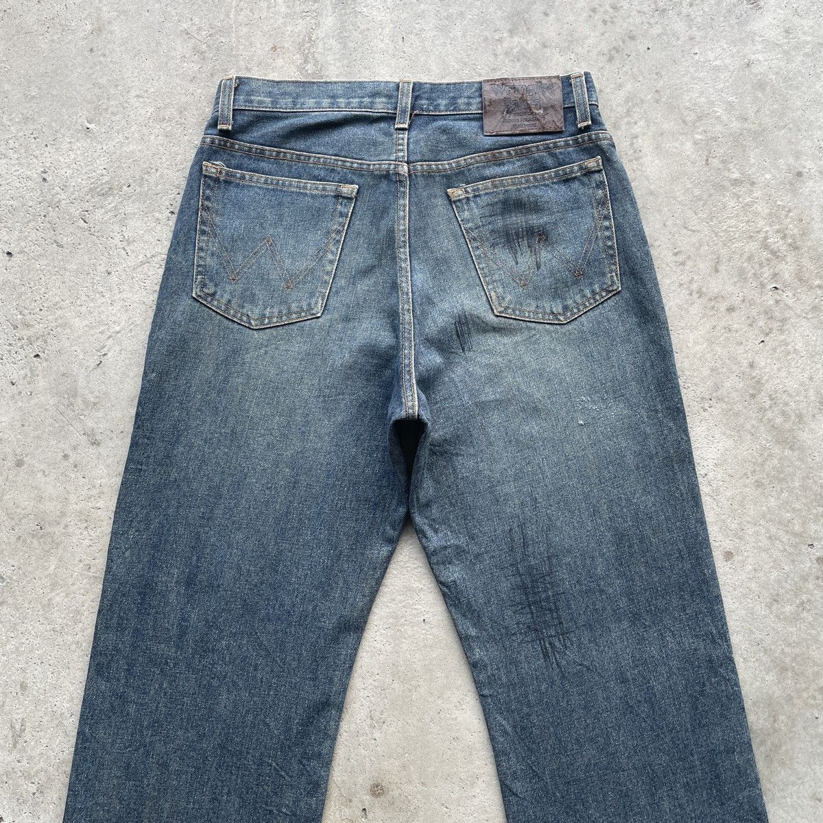 Wrangler Vintage Wrangler Mud Washed Faded Jeans Denim Pants W30 Size US 30 / EU 46 - 11 Thumbnail