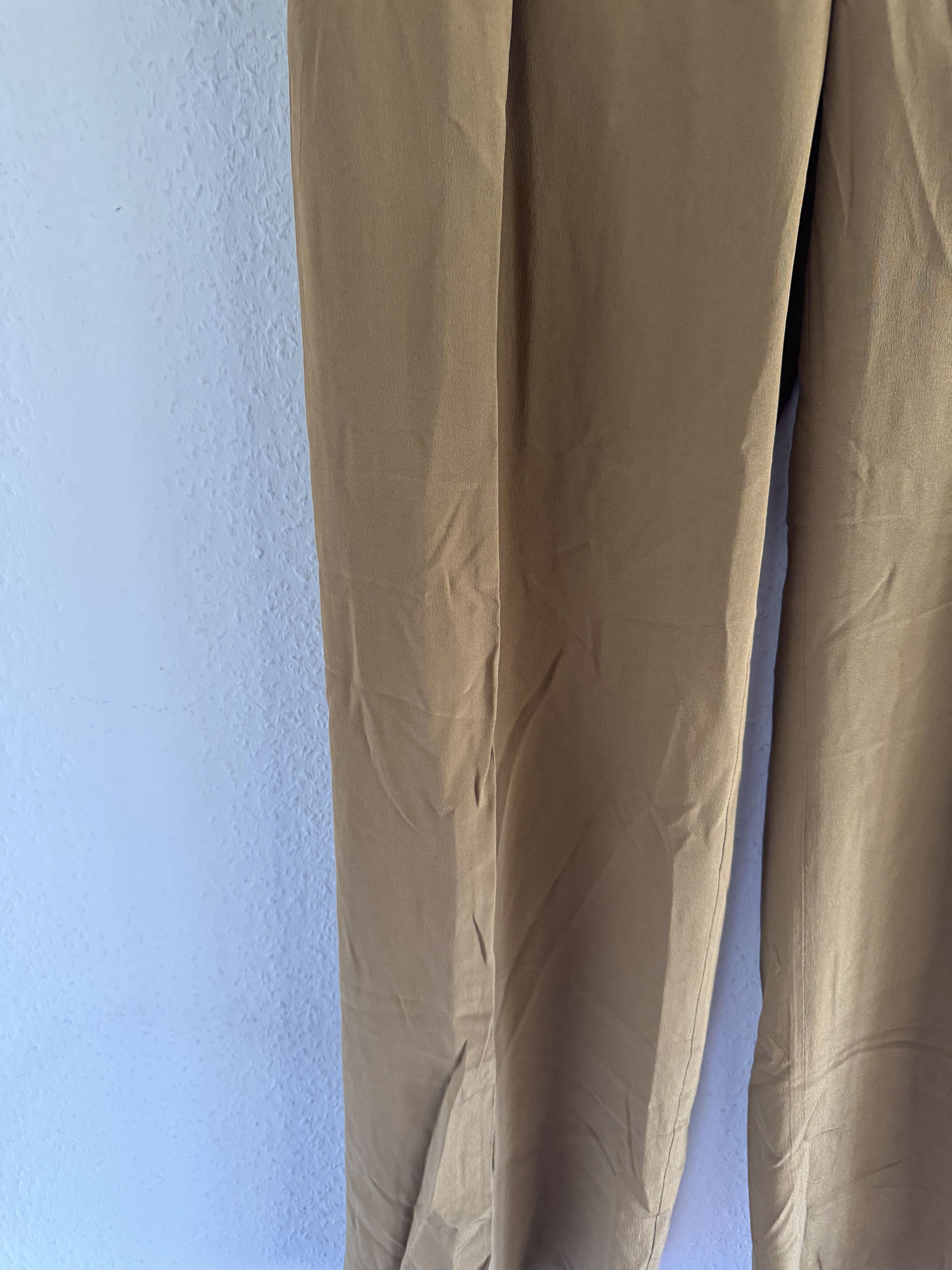 Chloe Beige Tailored Cotton Trousers Size 32" / US 10 / IT 46 - 16 Thumbnail