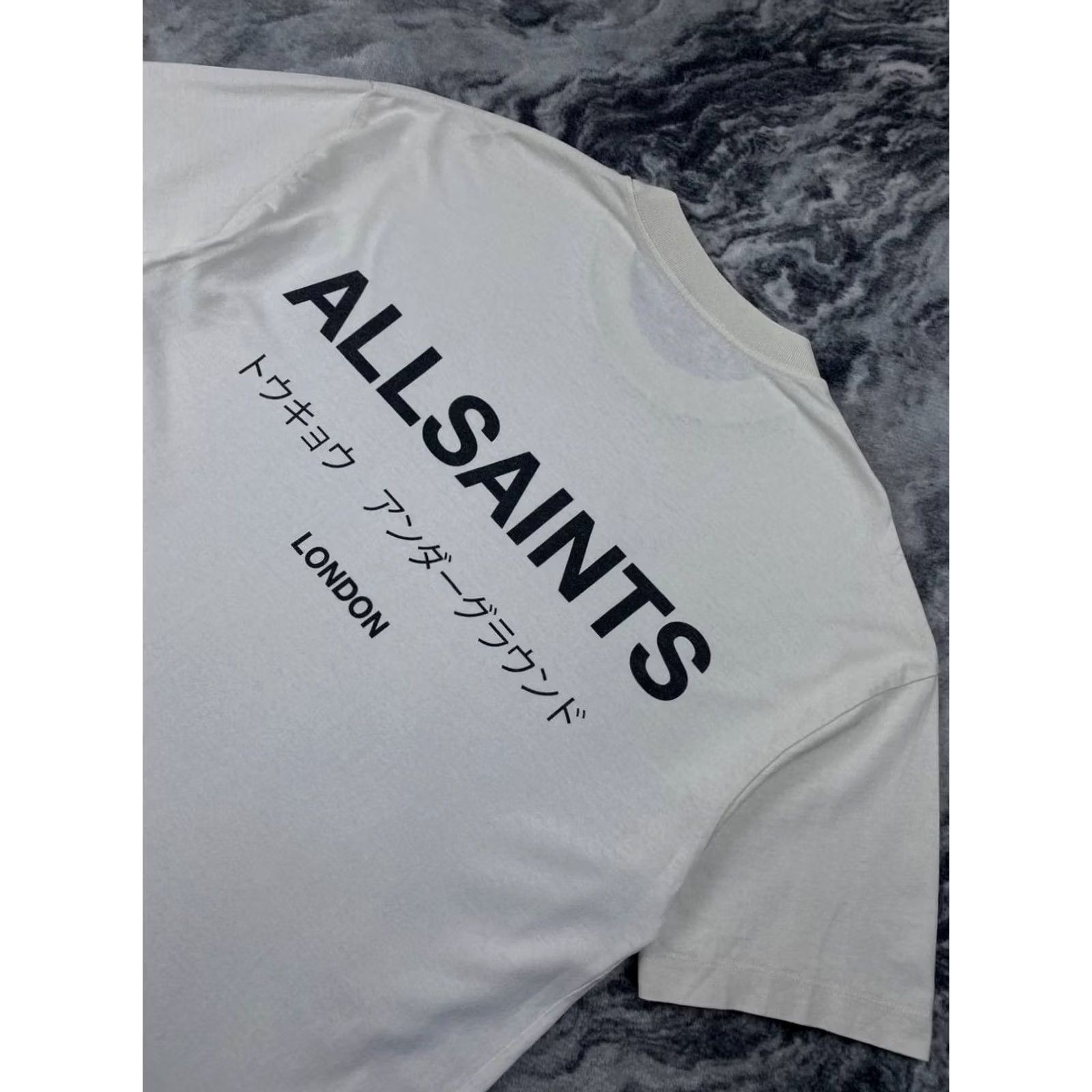 Allsaints AllSaints Men T Shirt S White Underground Big Logo Size US S / EU 44-46 / 1 - 7 Thumbnail