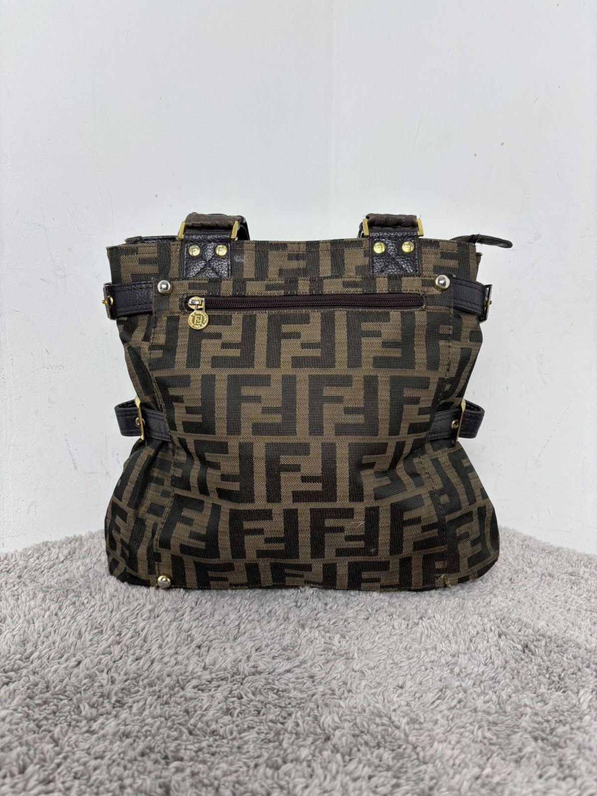Fendi Fendi Hand Bag Zucca Monogram Vintage Very rare ❤️‍🔥 Size ONE SIZE - 2 Thumbnail
