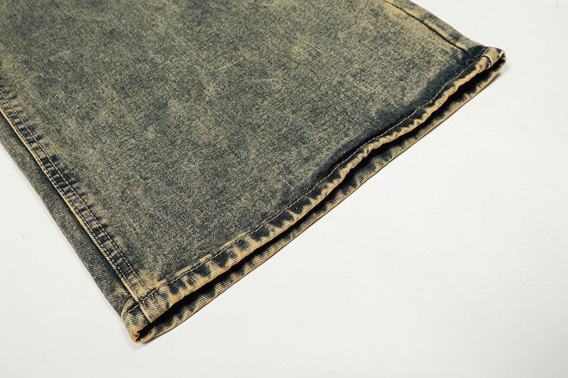 Vintage American retro distressed high-waisted wide-leg jeans Size US 32 / EU 48 - 6 Thumbnail