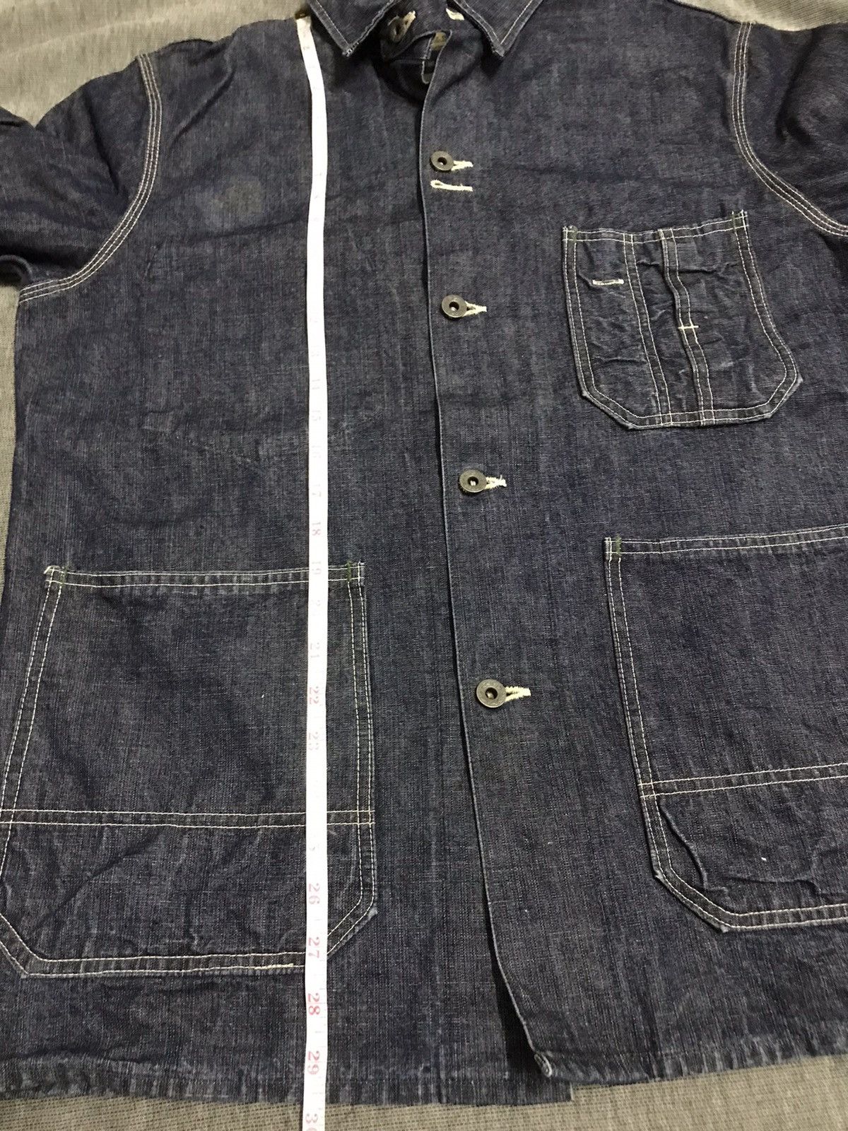 Japanese Brand × Johnbull JohnBull Denime Maker Seldvege Chore Jacket Size US M / EU 48-50 / 2 - 11 Thumbnail