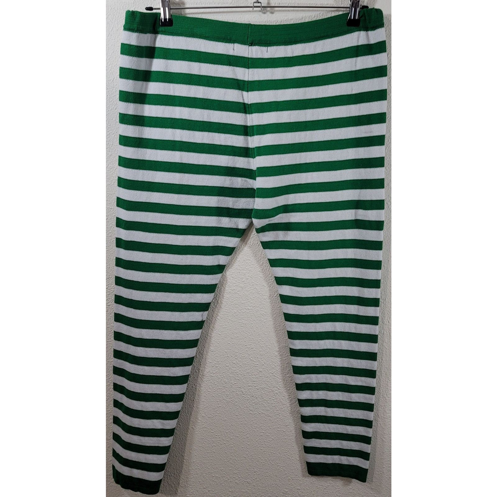 Other United States Sweater Green White Stripe Legging 1X Stretch Size 38" / US 16 / IT 52 - 2 Thumbnail