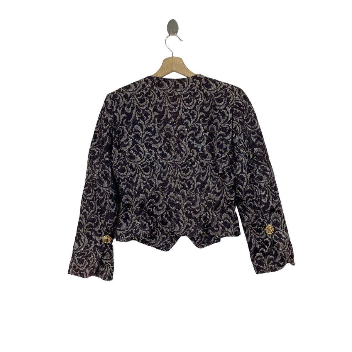 Dior MADEMOISELLE CHRISTIAN DIOR Overprint Tweed Coat Size M / US 6-8 / IT 42-44 - 2 Thumbnail