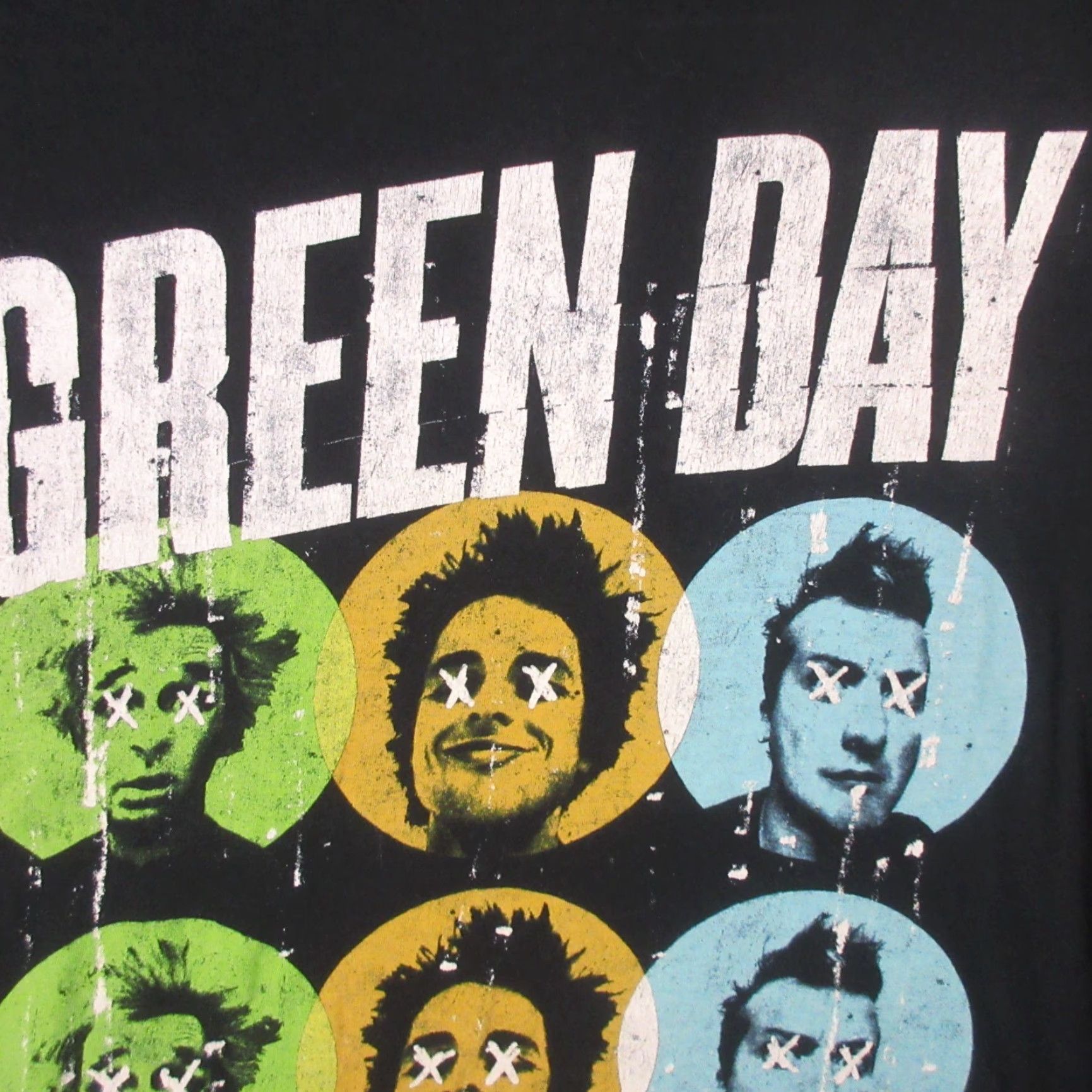 Vintage VINTAGE Bay Island T-Shirt Mens M Black Graphic Print Green Day 90s Punk Band Bay Island Gildan 5000 Shirt Mens M Size US M / EU 48-50 / 2 - 5 Thumbnail