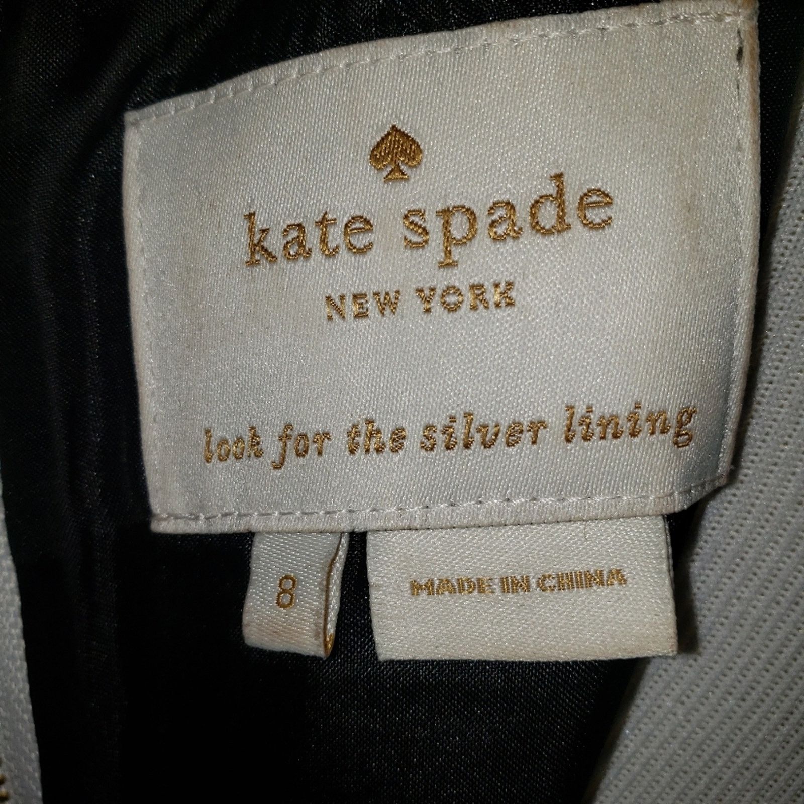 Kate Spade Kate Spade Gold-Zip Linen Blend Career dress Sz 8 Size M / US 6-8 / IT 42-44 - 3 Thumbnail