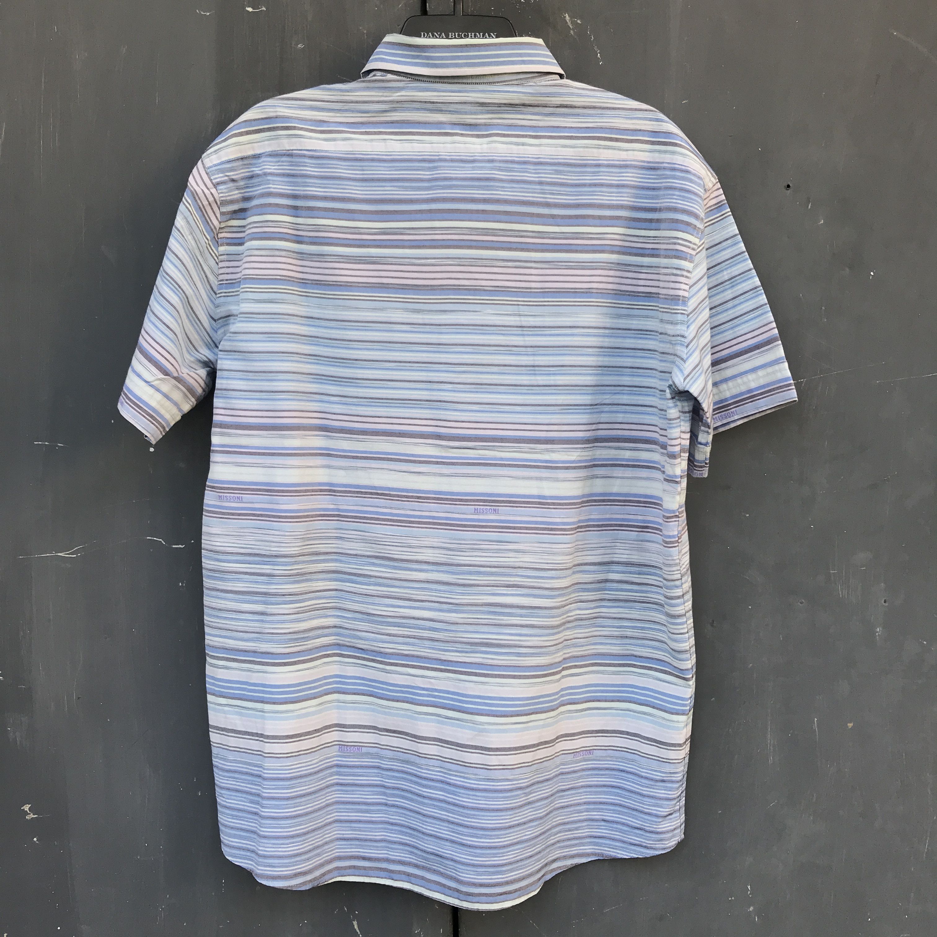 Missoni MISSONI STRIPES LITTLE PATERN BUTTON SHIRT Size US L / EU 52-54 / 3 - 2 Thumbnail