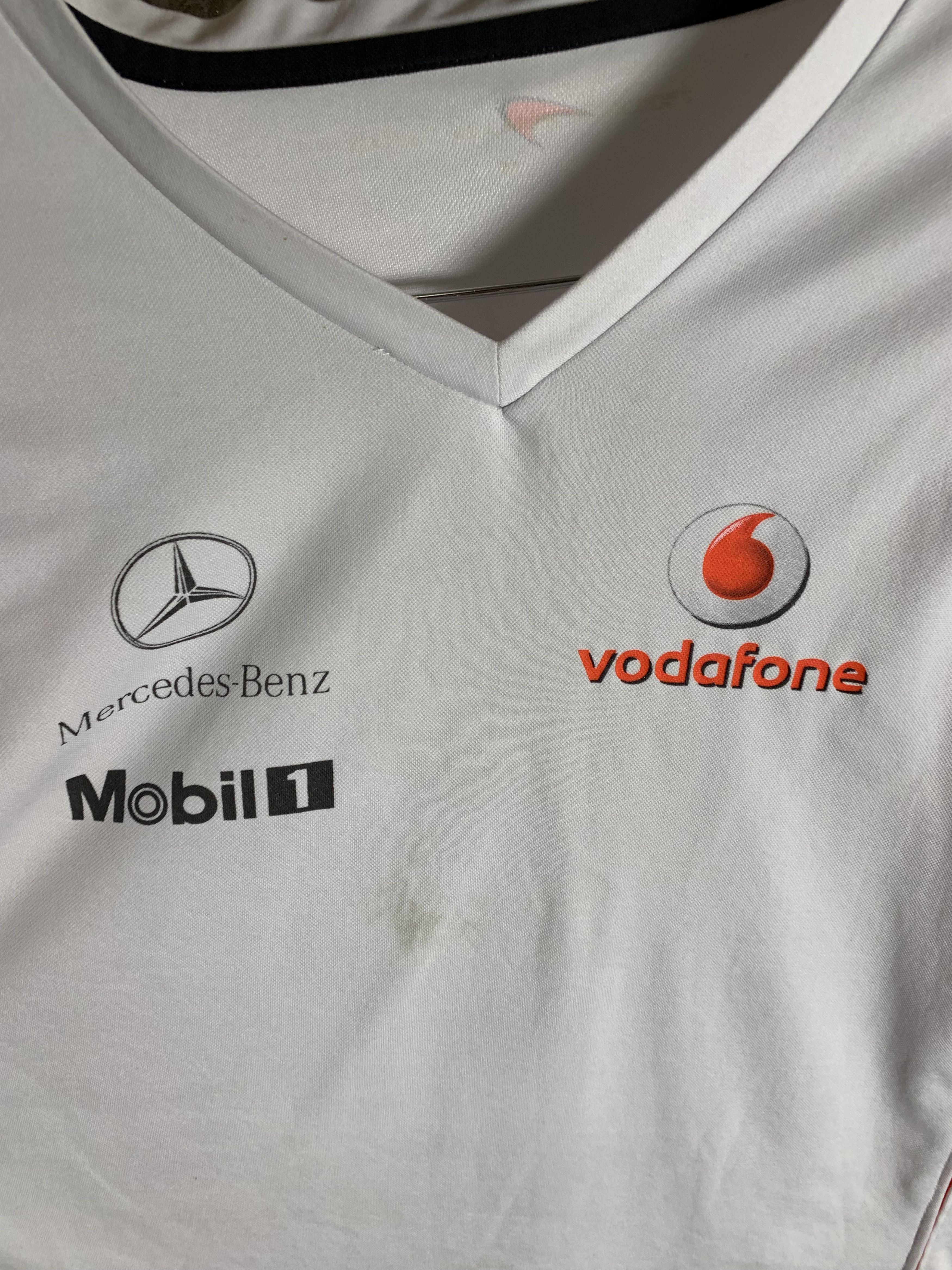 NASCAR VINTAGE MERCEDES BENZ MCLAREN RACING T-SHIRT VODAFONE RETRO Size US M / EU 48-50 / 2 - 3 Thumbnail
