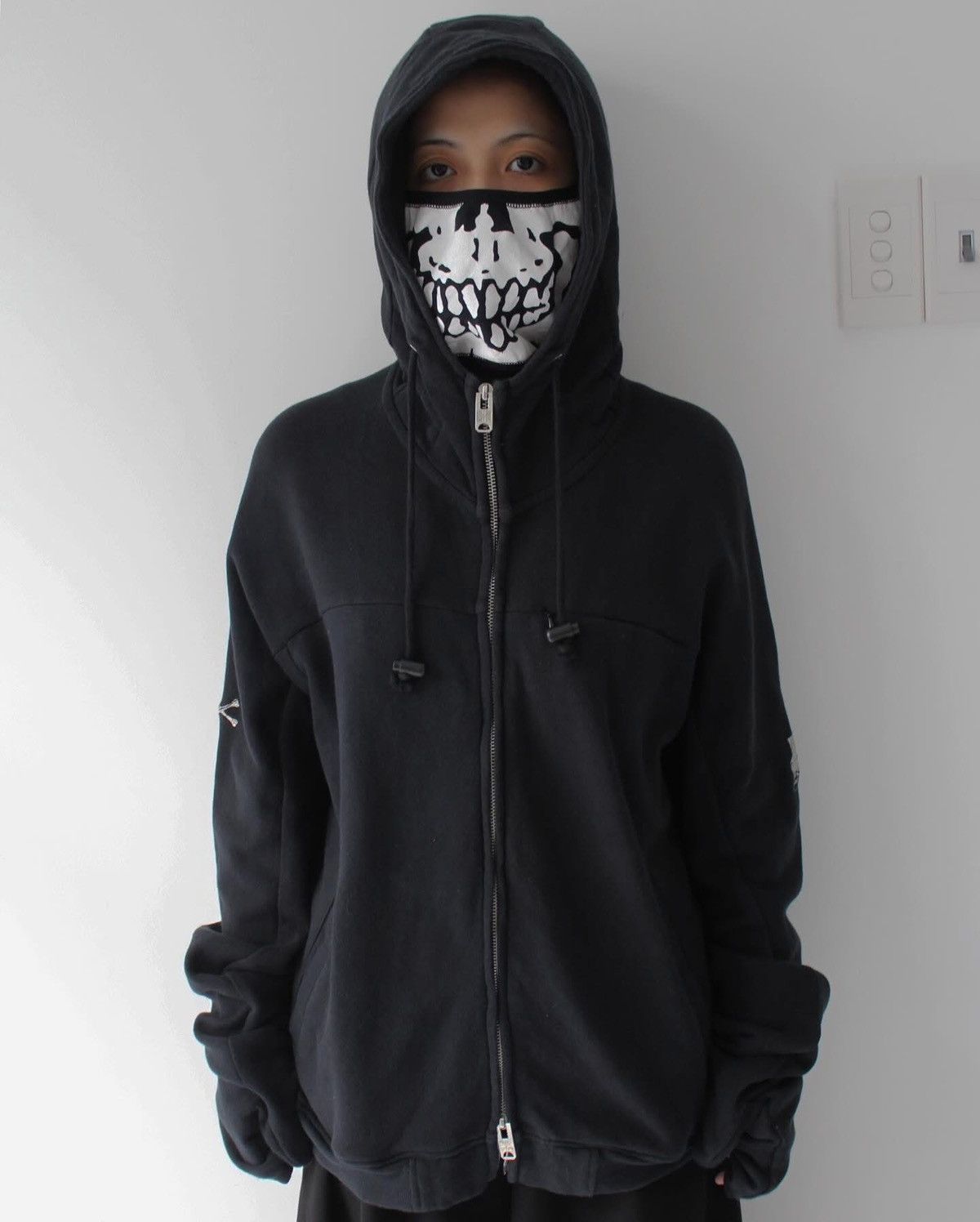 PPFM 2009 PPFM SKULL MASK NINJA HOODIE Size US M / EU 48-50 / 2 - 3 Thumbnail