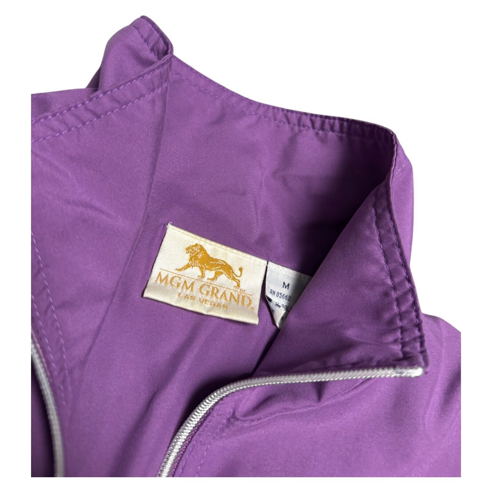 Vintage VINTAGE MGM GRAND Las Vegas Casino Lilac Retro 90 Track Suit Size M / US 6-8 / IT 42-44 - 6 Thumbnail