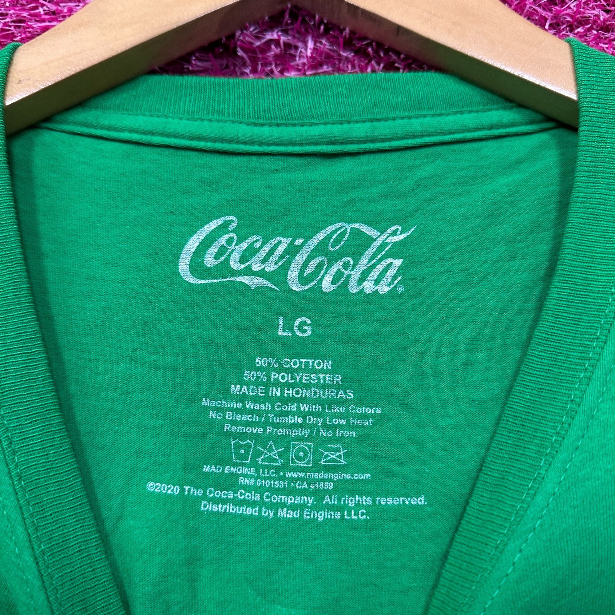 Coca Cola Sprite Obey Your Thirst Slogan Coke Product Promo Tee L Size US L / EU 52-54 / 3 - 4 Thumbnail