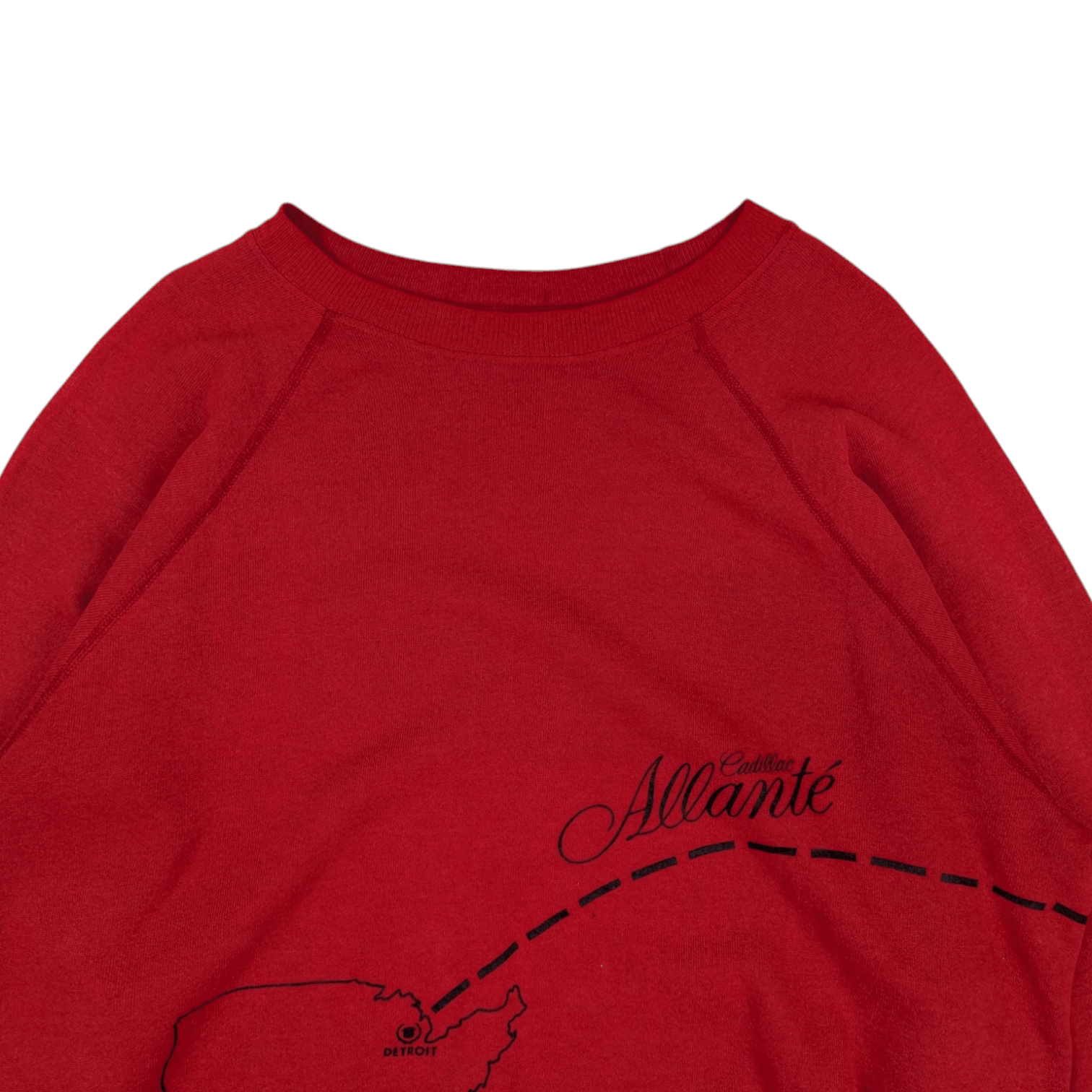Hanes Vintage 80's GENERAL MOTOR Cadillac Allanté Sweatshirt Size US XL / EU 56 / 4 - 4 Thumbnail