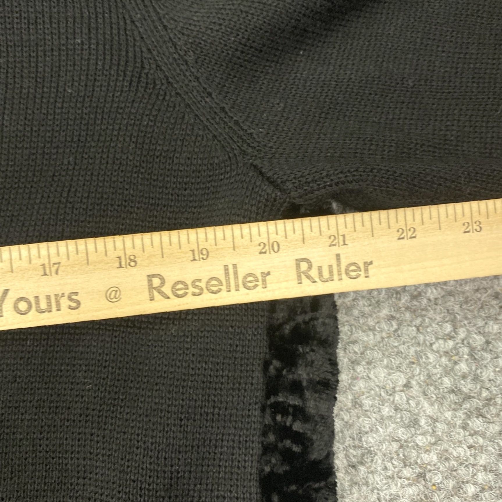 Vintage VINTAGE i.e. Jacket Womens Large Black Bomber Acetate Knit Zip Up Solid Retro Style Size L / US 10 / IT 46 - 8 Thumbnail