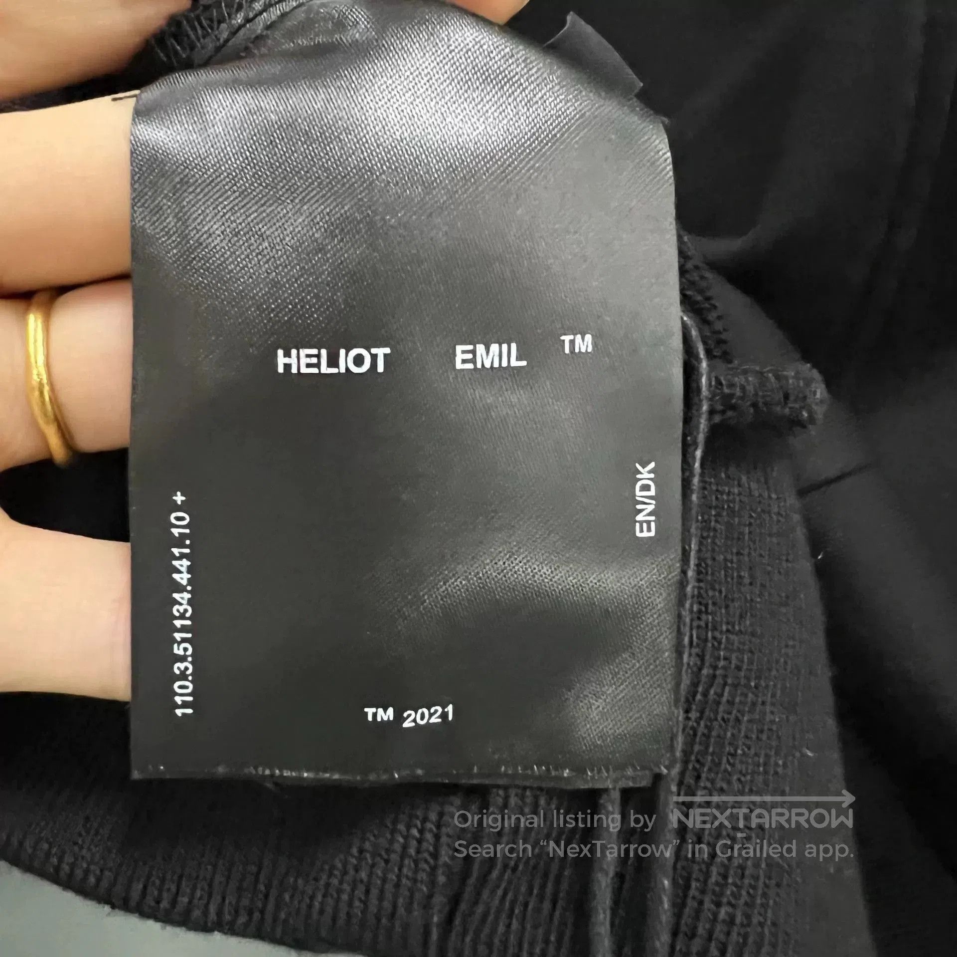 Heliot Emil heliot emil black nylon panel hoodie. Size US S / EU 44-46 / 1 - 6 Thumbnail