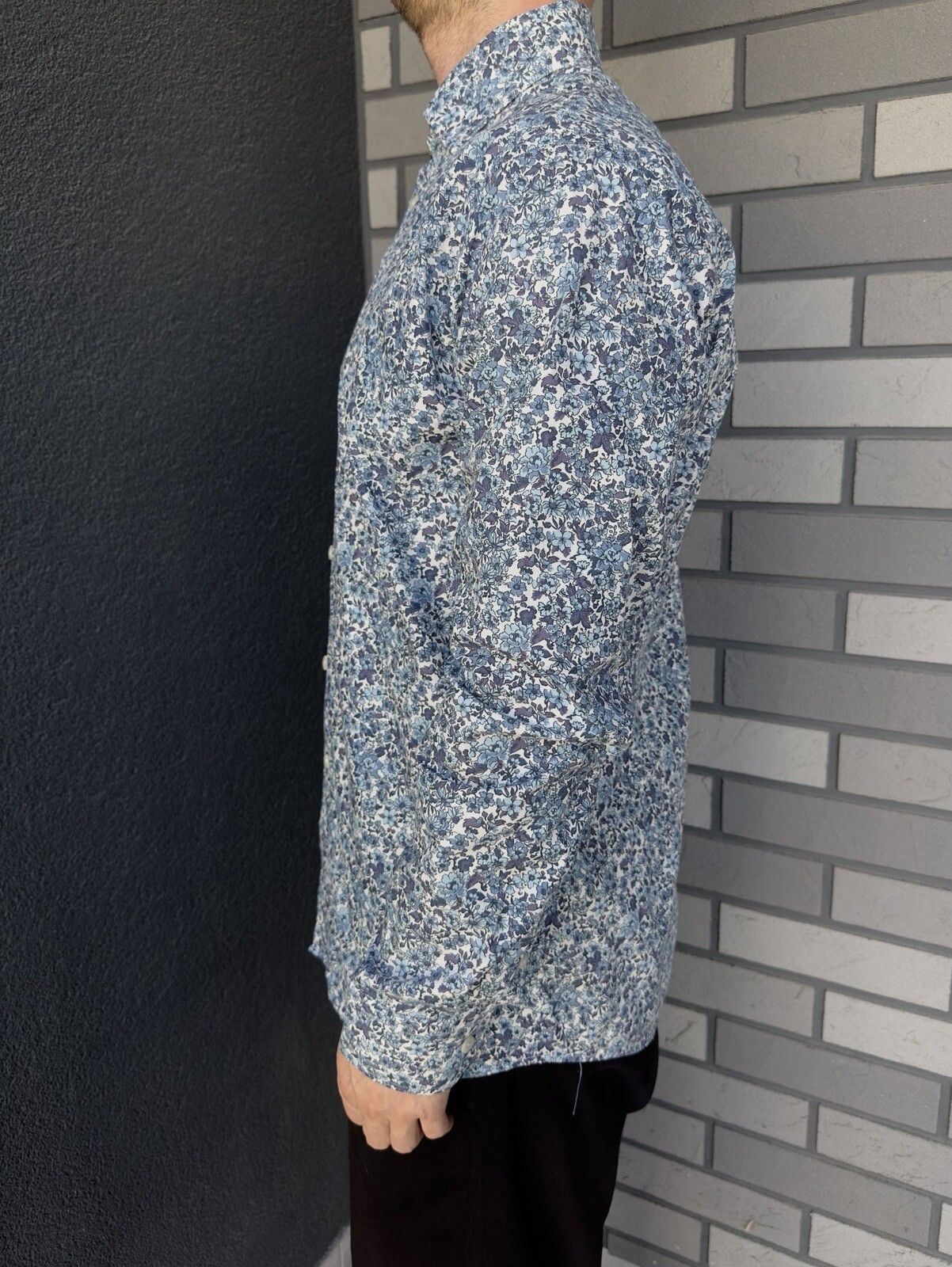 Eton Eton Floral Print Mens Shirt Slim Fit size 40 15 3/4 Size US L / EU 52-54 / 3 - 7 Thumbnail