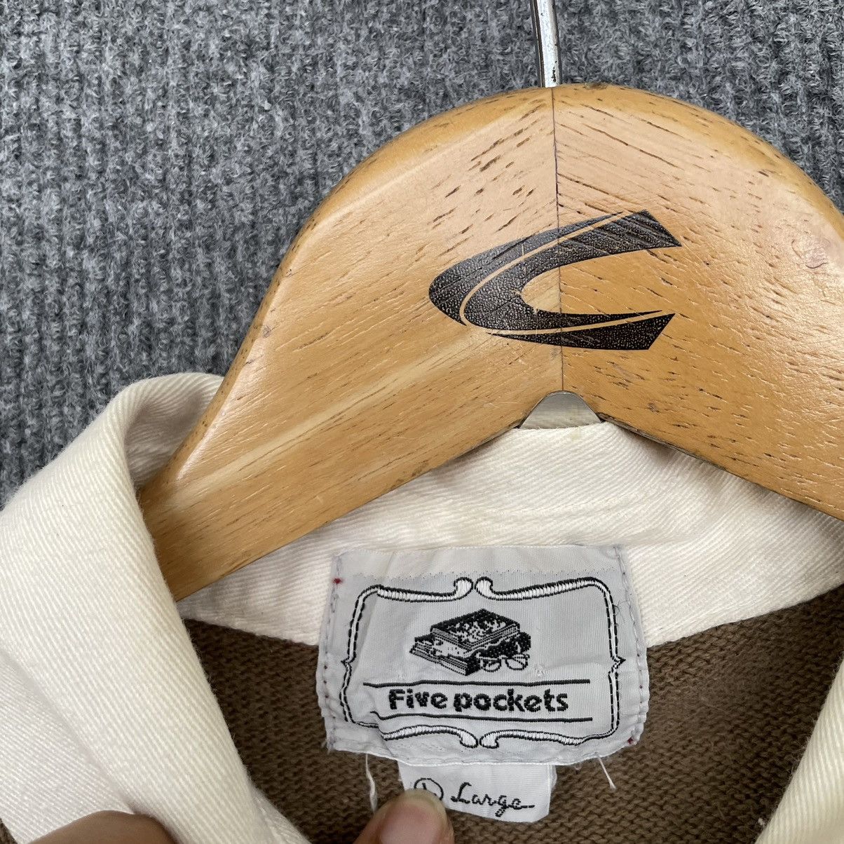 Vintage Vintage 1990s Five Pockets Rugby Stripes Sweatshirt Size US S / EU 44-46 / 1 - 3 Thumbnail