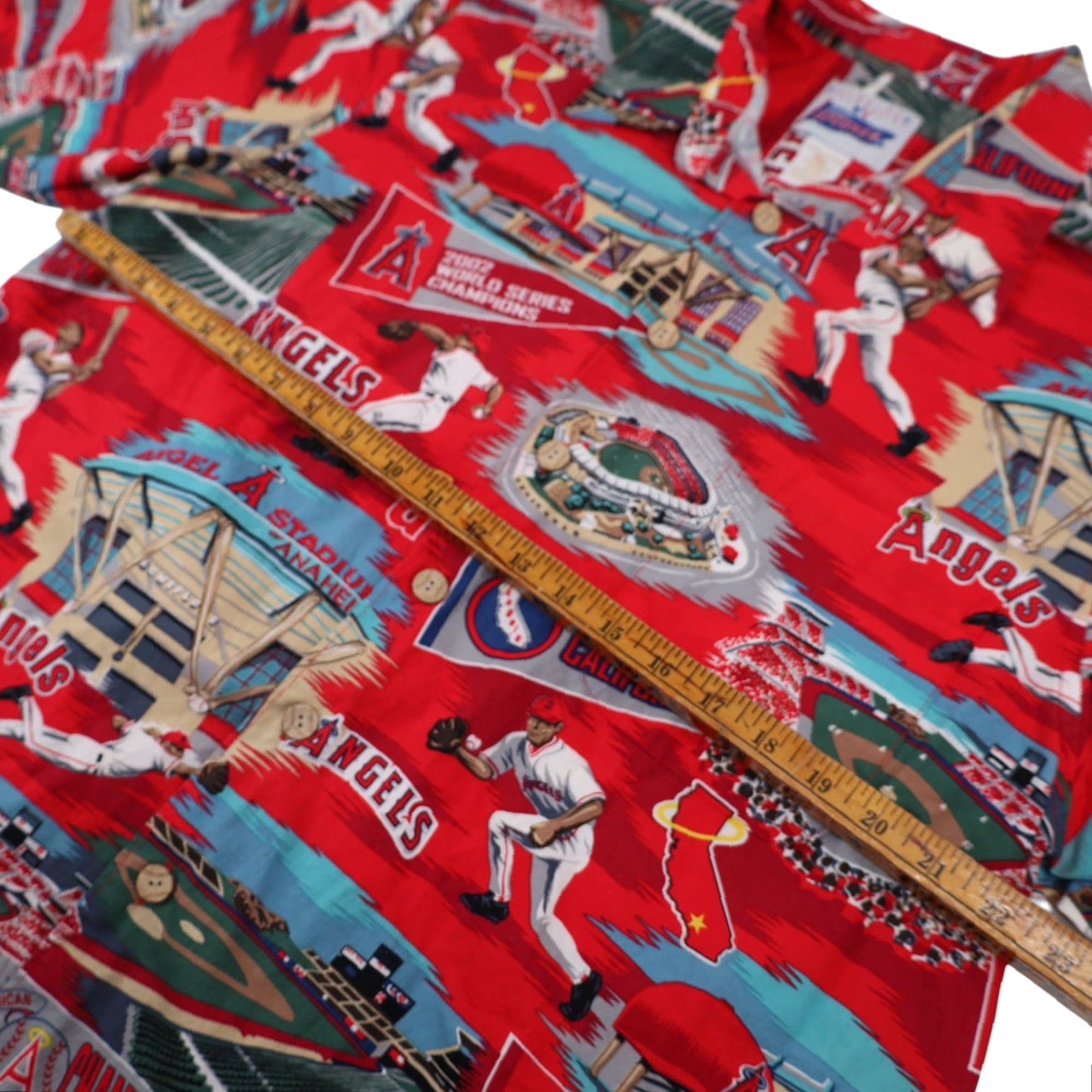 Reyn Spooner VINTAGE Reyn Spooner Anaheim Angels Baseball Print Hawaiian Shirt XL Mens Red Size US XL / EU 56 / 4 - 7 Thumbnail