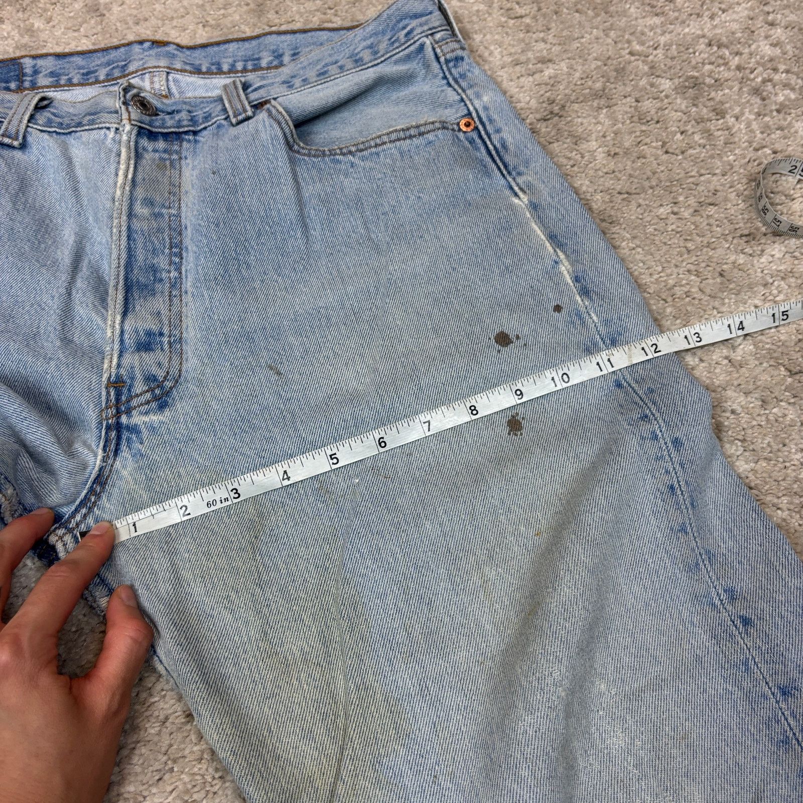 Levi's Vintage 90s Levi's 501 Straight Leg Jeans Men's 32x34 Size US 32 / EU 48 - 8 Thumbnail