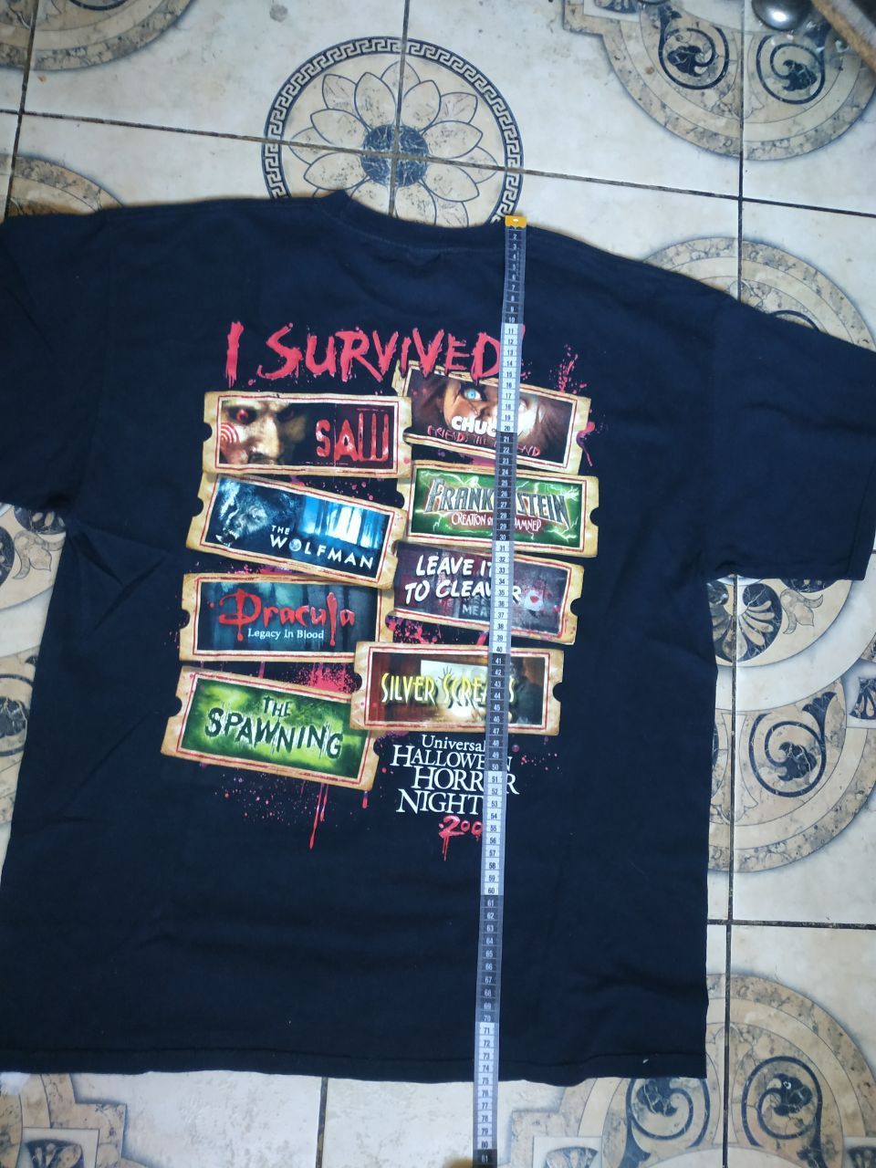 Universal Studios Vintage 2009 Universal Studios Halloween Horror Nights IT'S Size US L / EU 52-54 / 3 - 11 Thumbnail