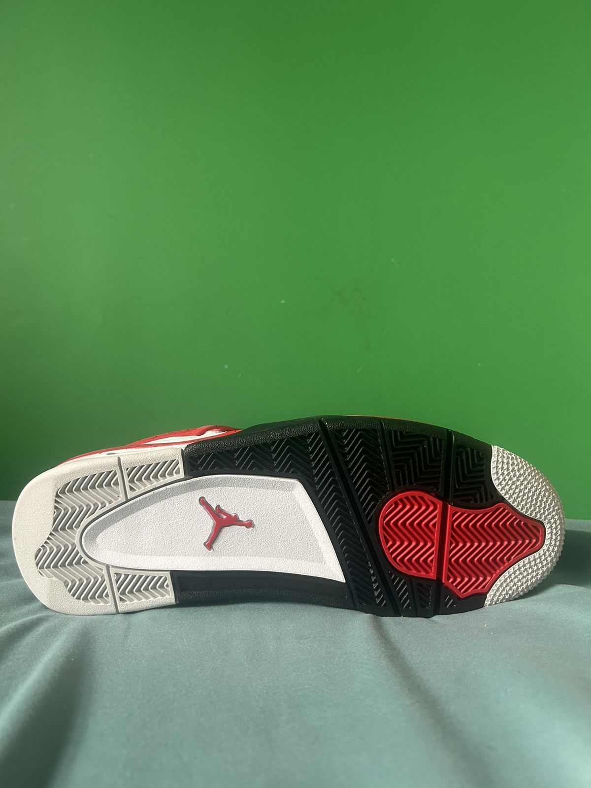 Jordan Brand Nike Air Jordan 4 Red Cement 2023 Size US 11.5 / EU 44-45 - 5 Thumbnail