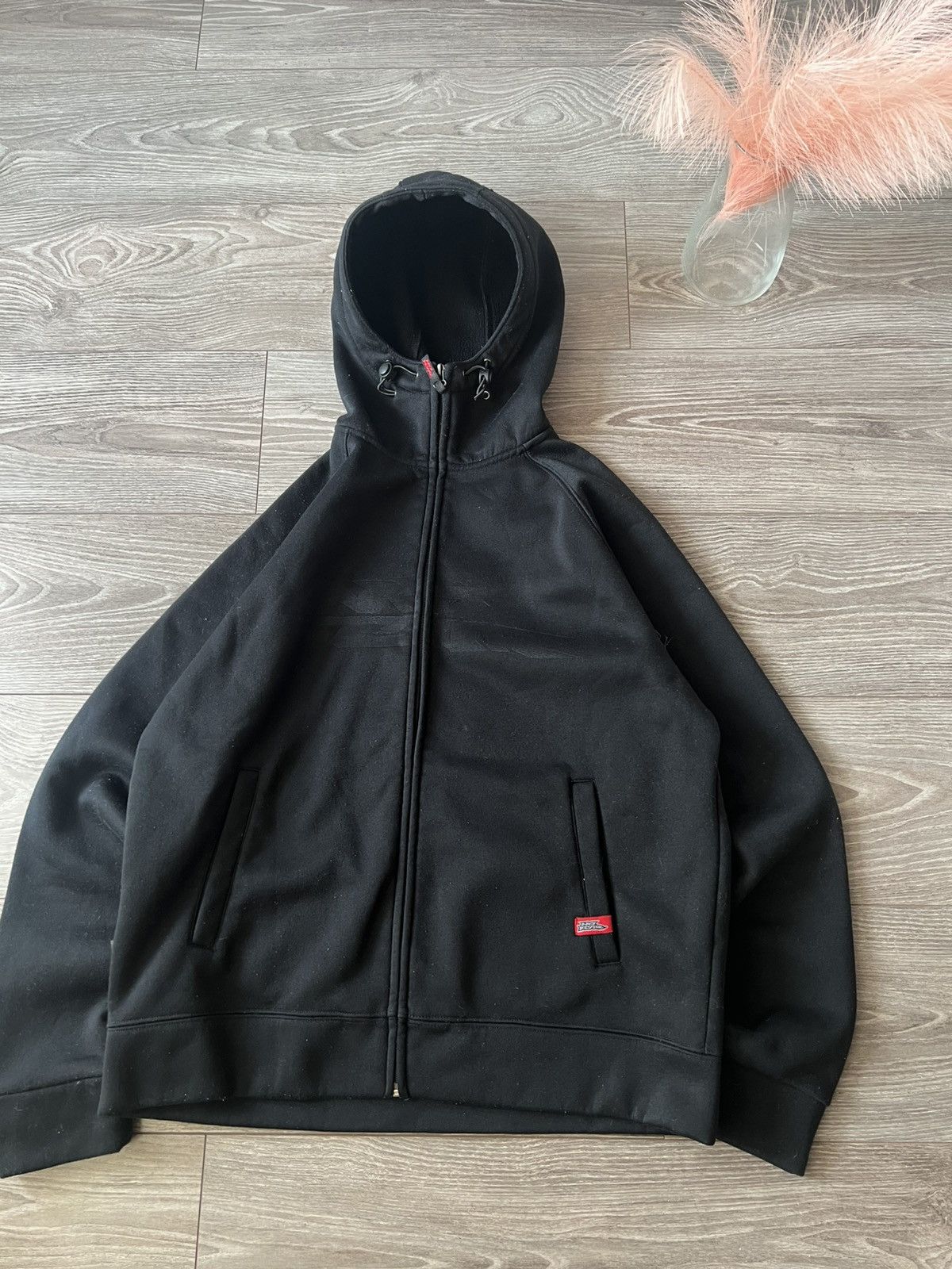 Affliction × No Fear ‼️Archival No Fear Triple Black Avant Garde Rare Zip Hoodie‼️ Size US L / EU 52-54 / 3 - 4 Thumbnail