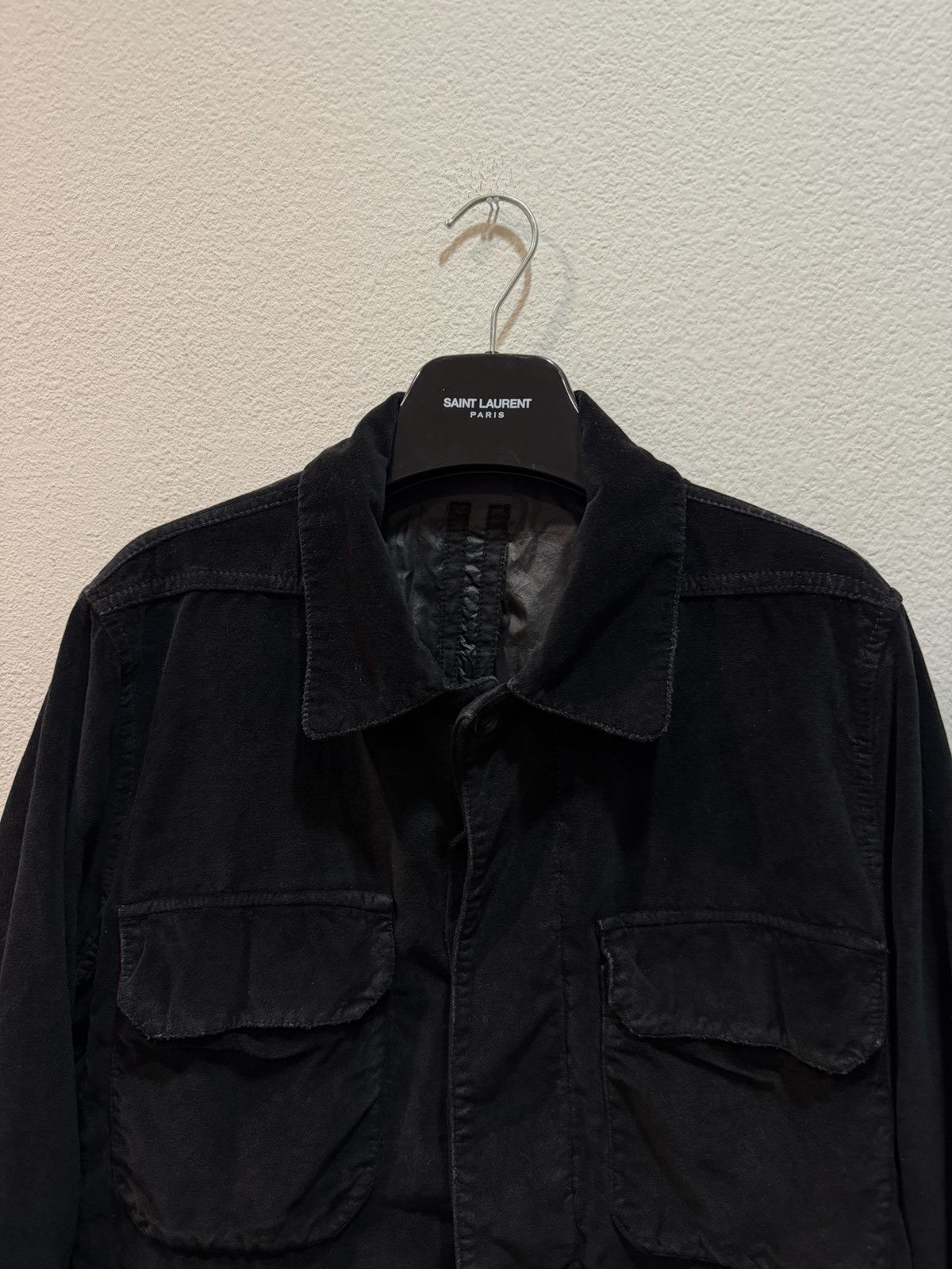 Rick Owens Olmar Mirta Velvet Worker Jacket M Size US M / EU 48-50 / 2 - 2 Thumbnail