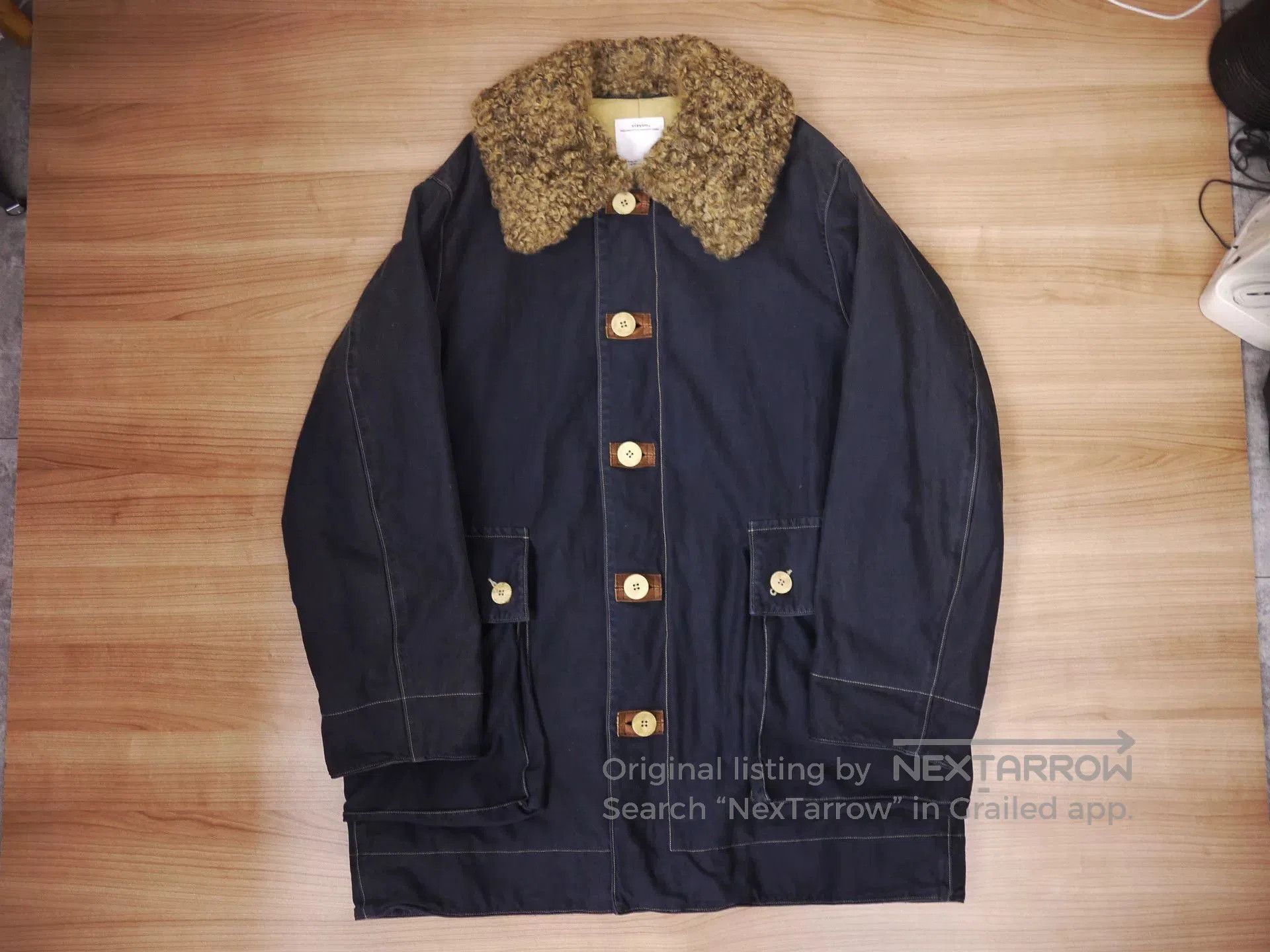 Visvim visvim winfield coat with fur collar. Size US S / EU 44-46 / 1 - 1 Thumbnail