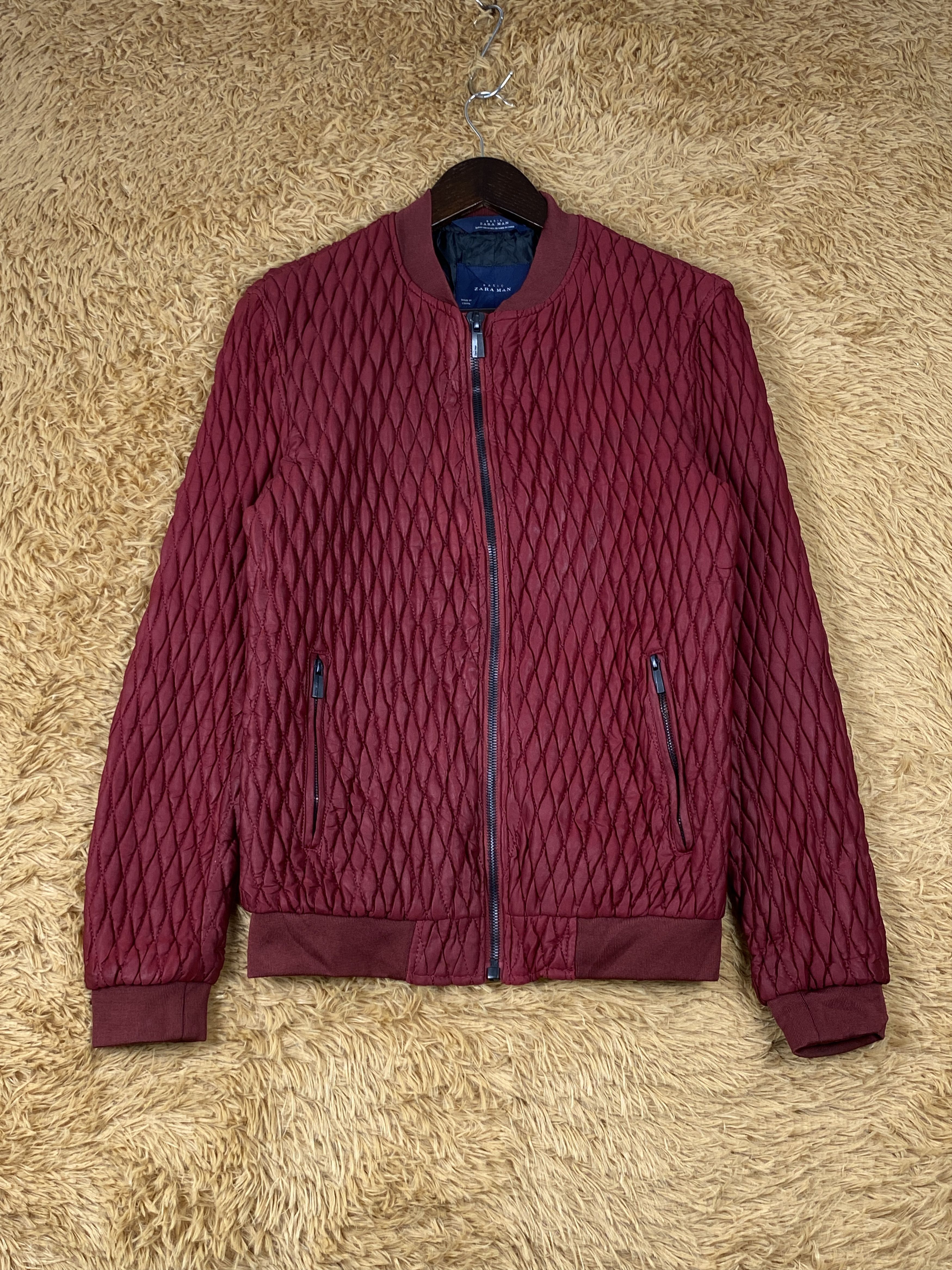 Vintage × Zara Vintage Zara Man Quilted Lining Jacket Size US XS / EU 42 / 0 - 1 Thumbnail